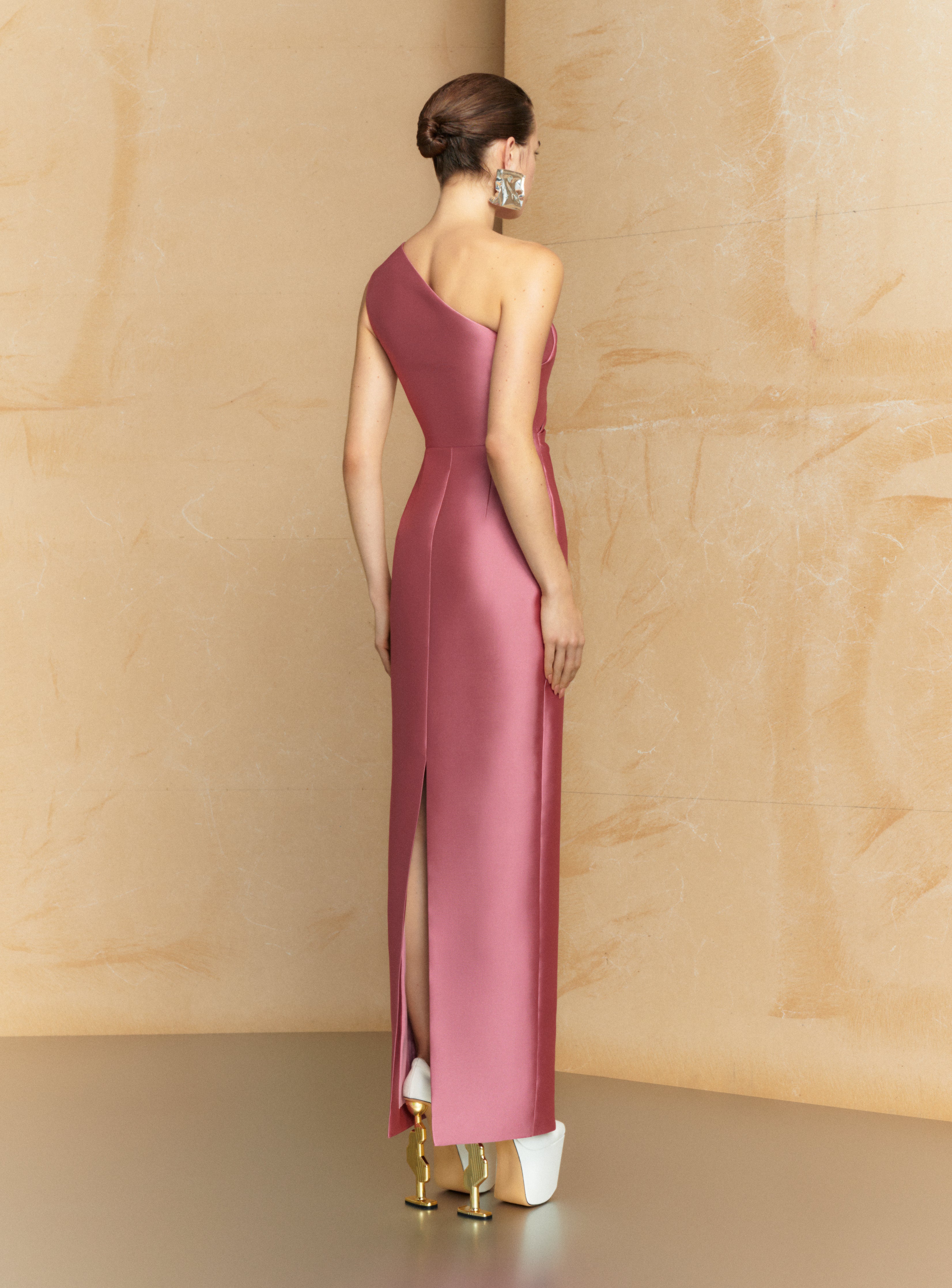 The Kira Maxi Dress in Peony Pink – Solace London