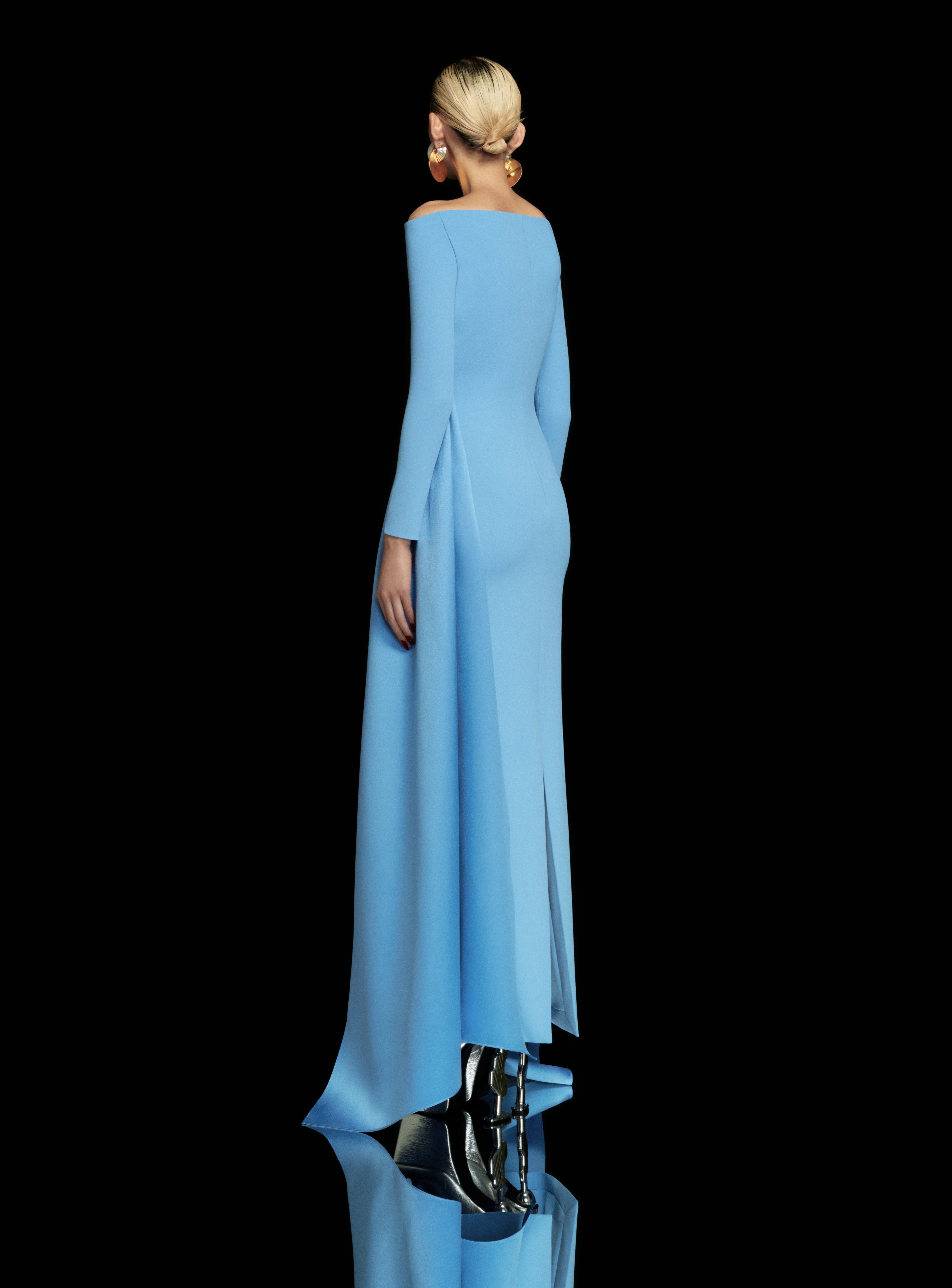 The Irma Maxi Dress in Bluebell Solace London The Irma Maxi Dress in Bluebell Solace London