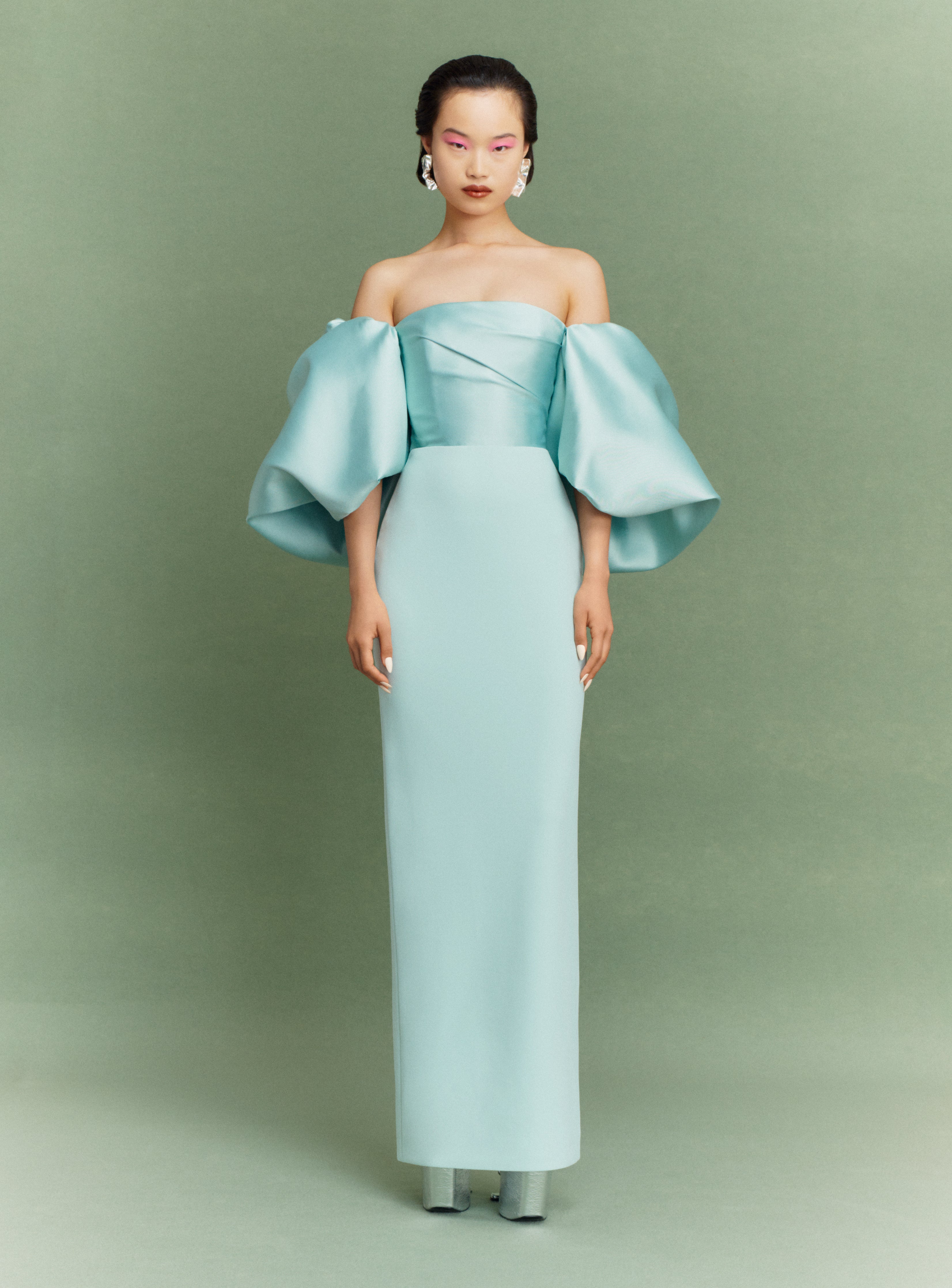 london style maxi dresses The Floris Maxi Dress in Opal