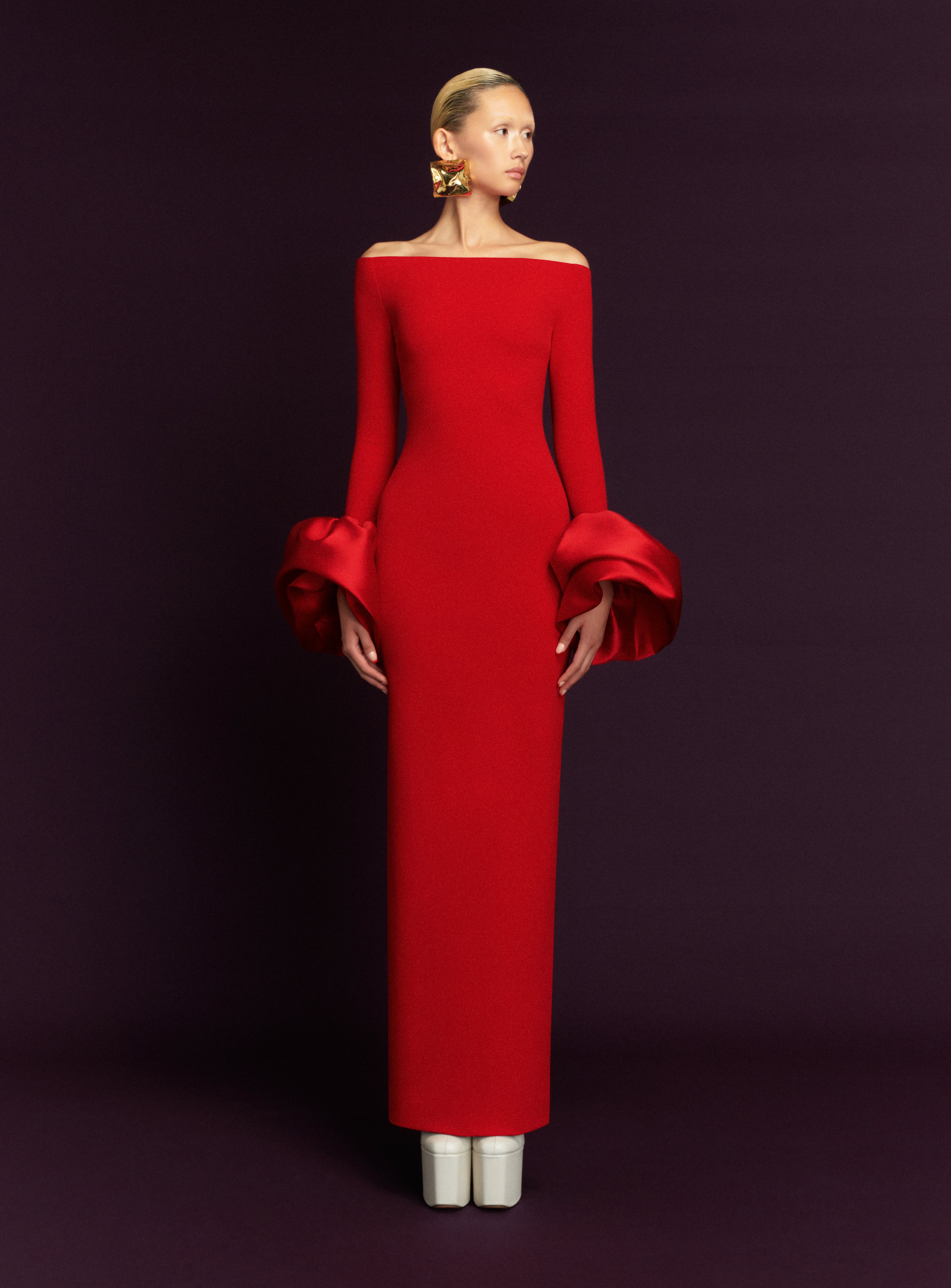 The Talia Maxi Dress in Red – Solace London