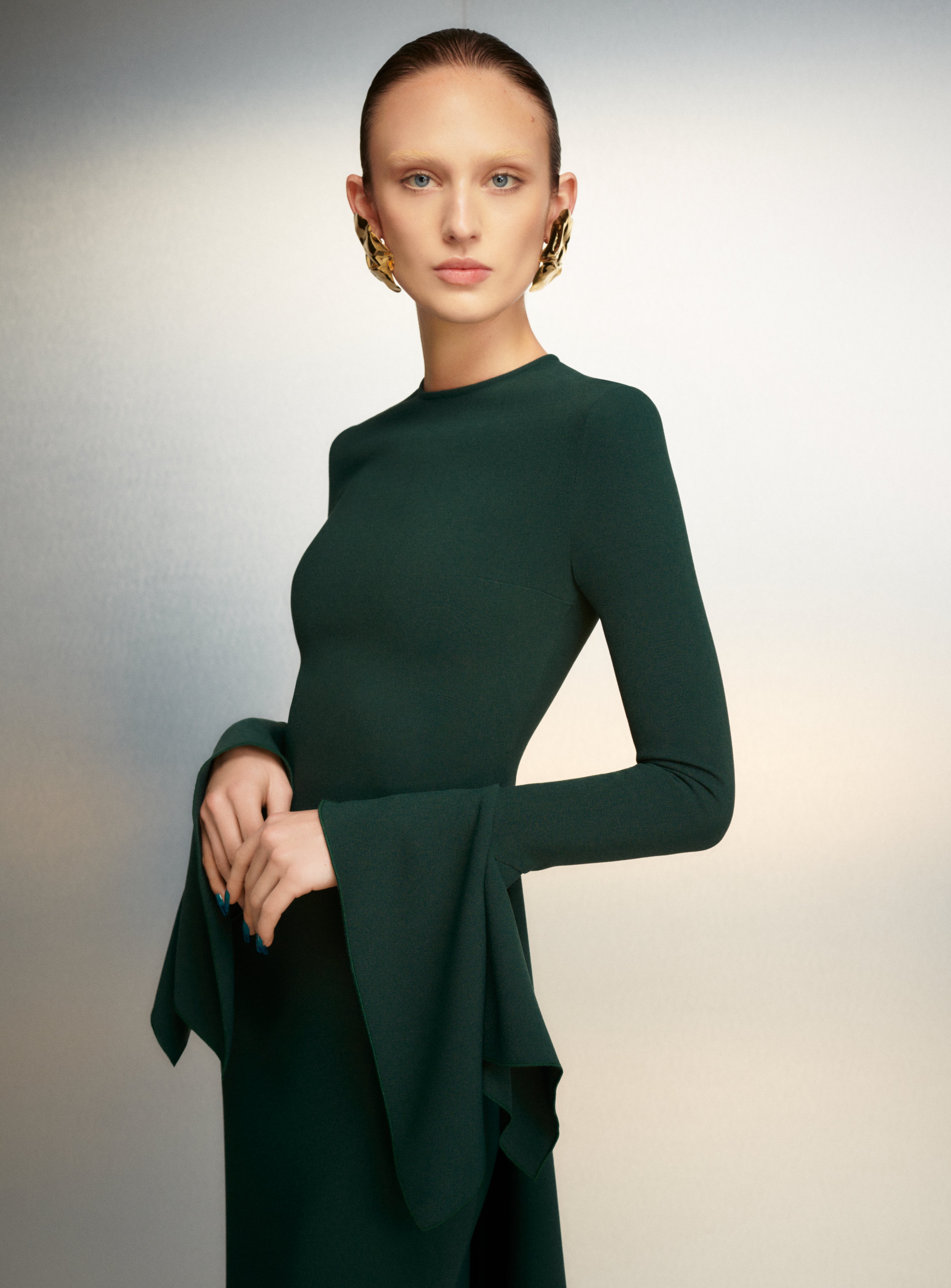 The Blake Maxi Dress in Emerald Green – Solace London