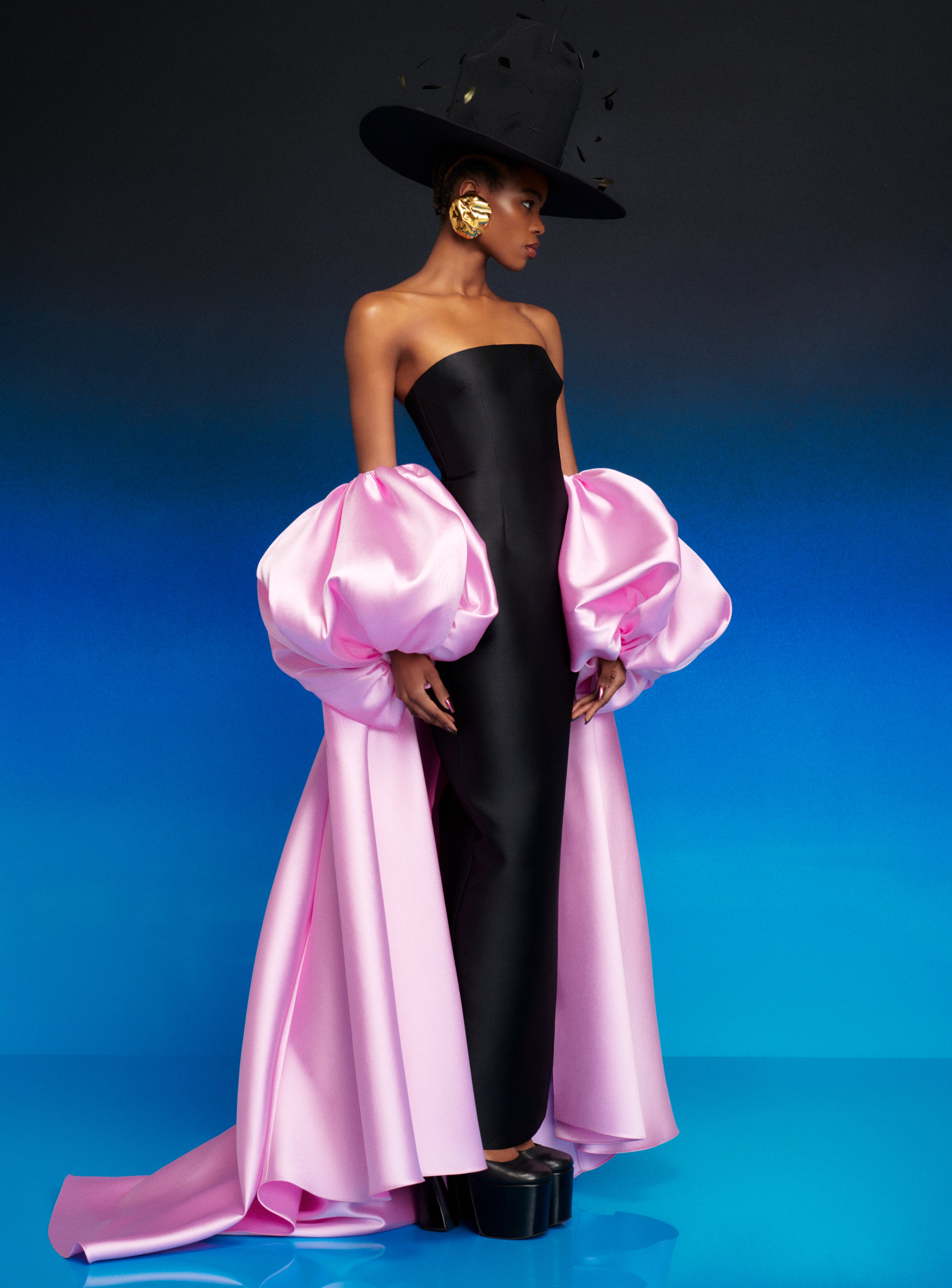 solace london black and pink dress SOLACE LONDON - Designer Room | Hire Dresses