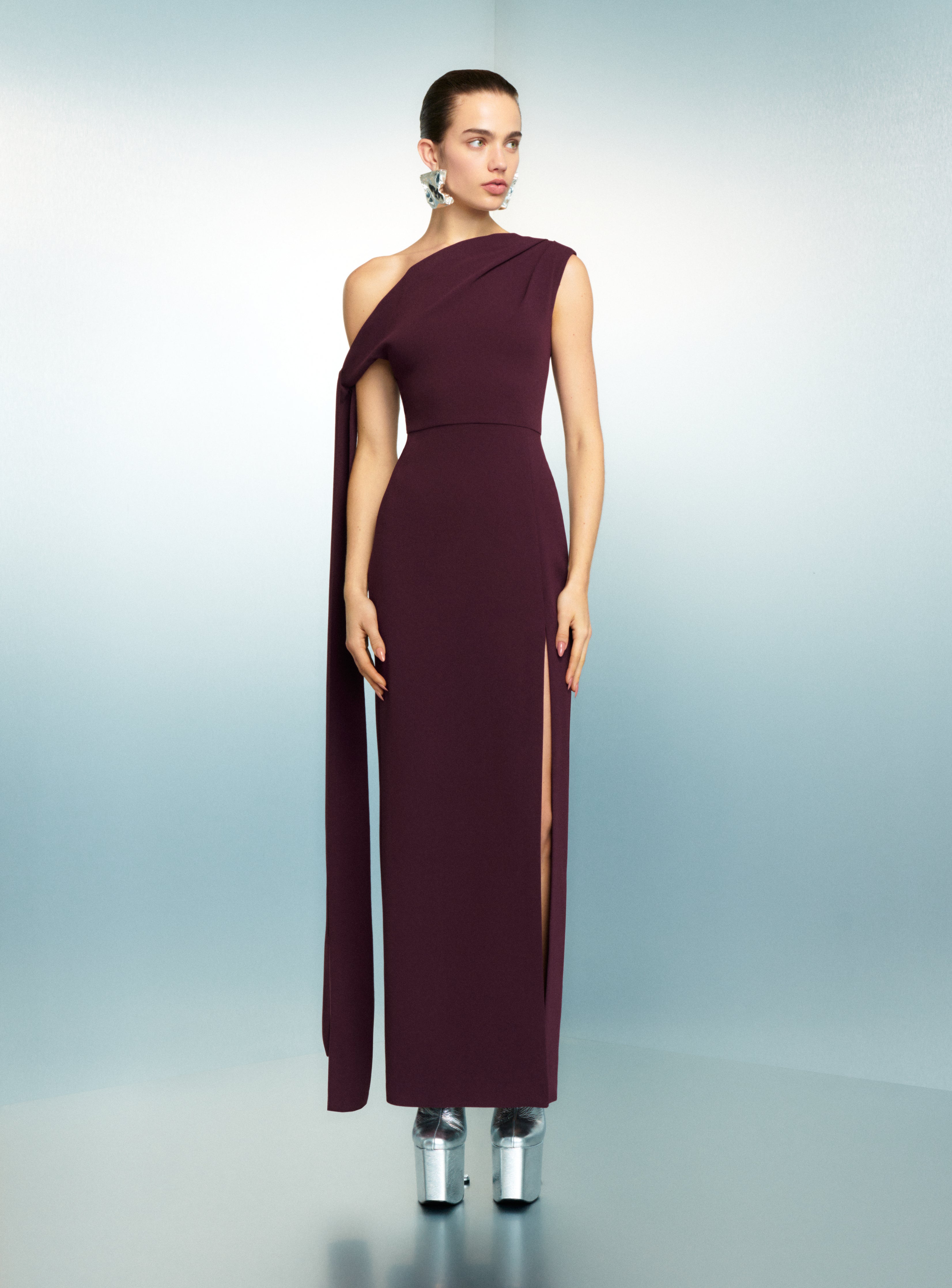 The Irina Maxi Dress in Raisin