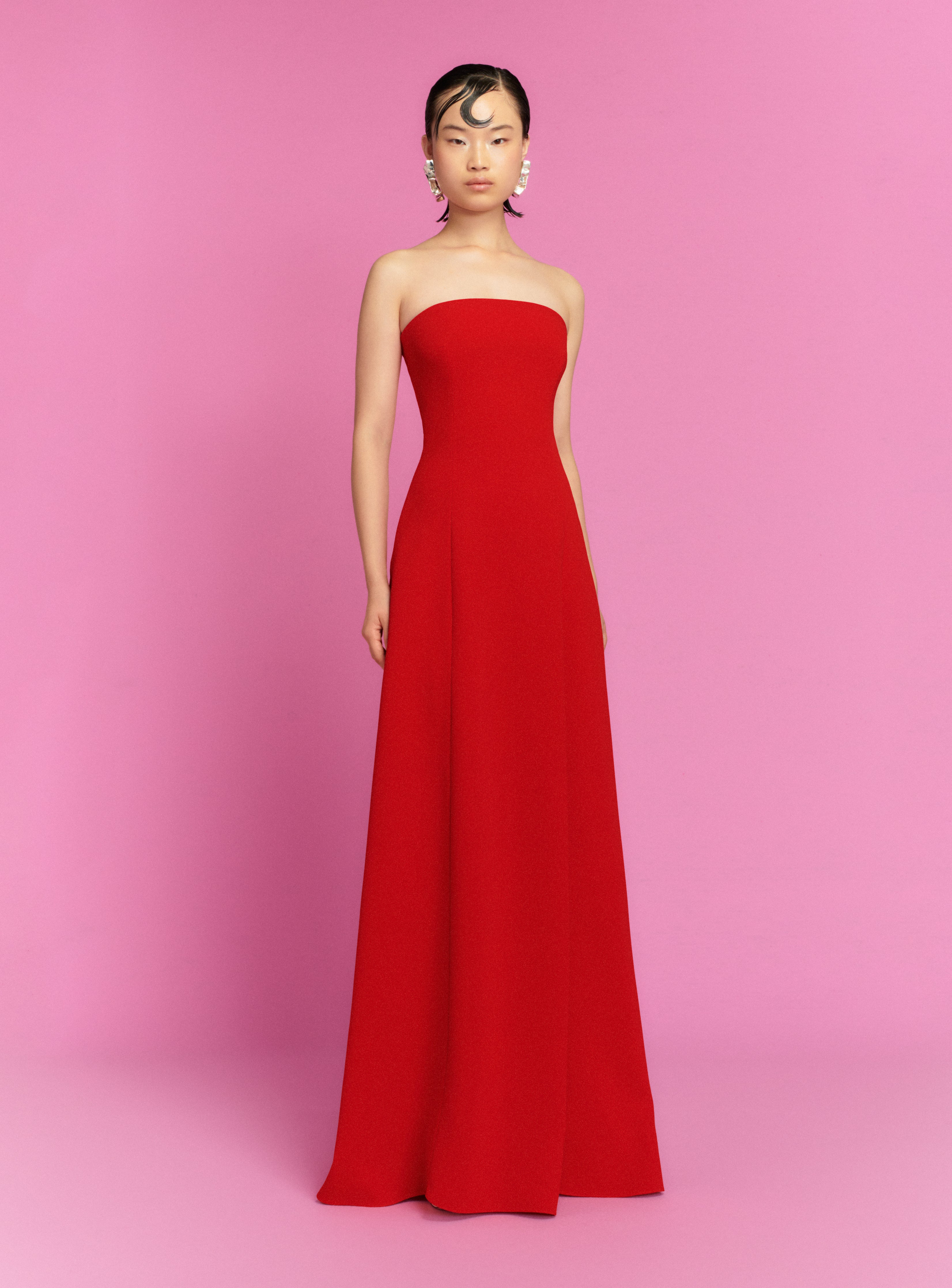 The Helena Maxi Dress in Red - Main Image