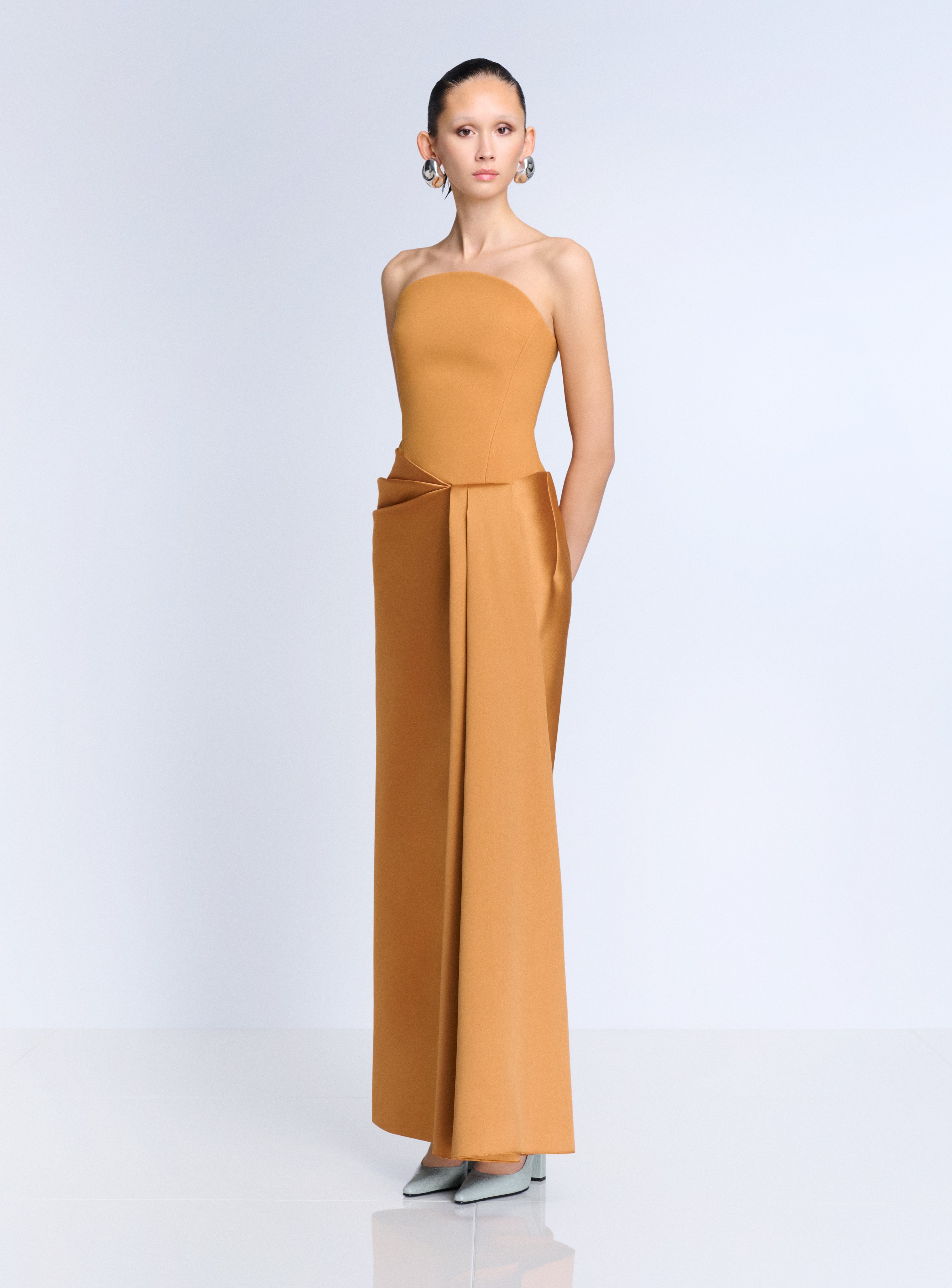 solace london orange dress The Seri Maxi in Clay Calcium Alginate AG 4x5 april29drop catching mini dresses Size:14-16-18-20-22