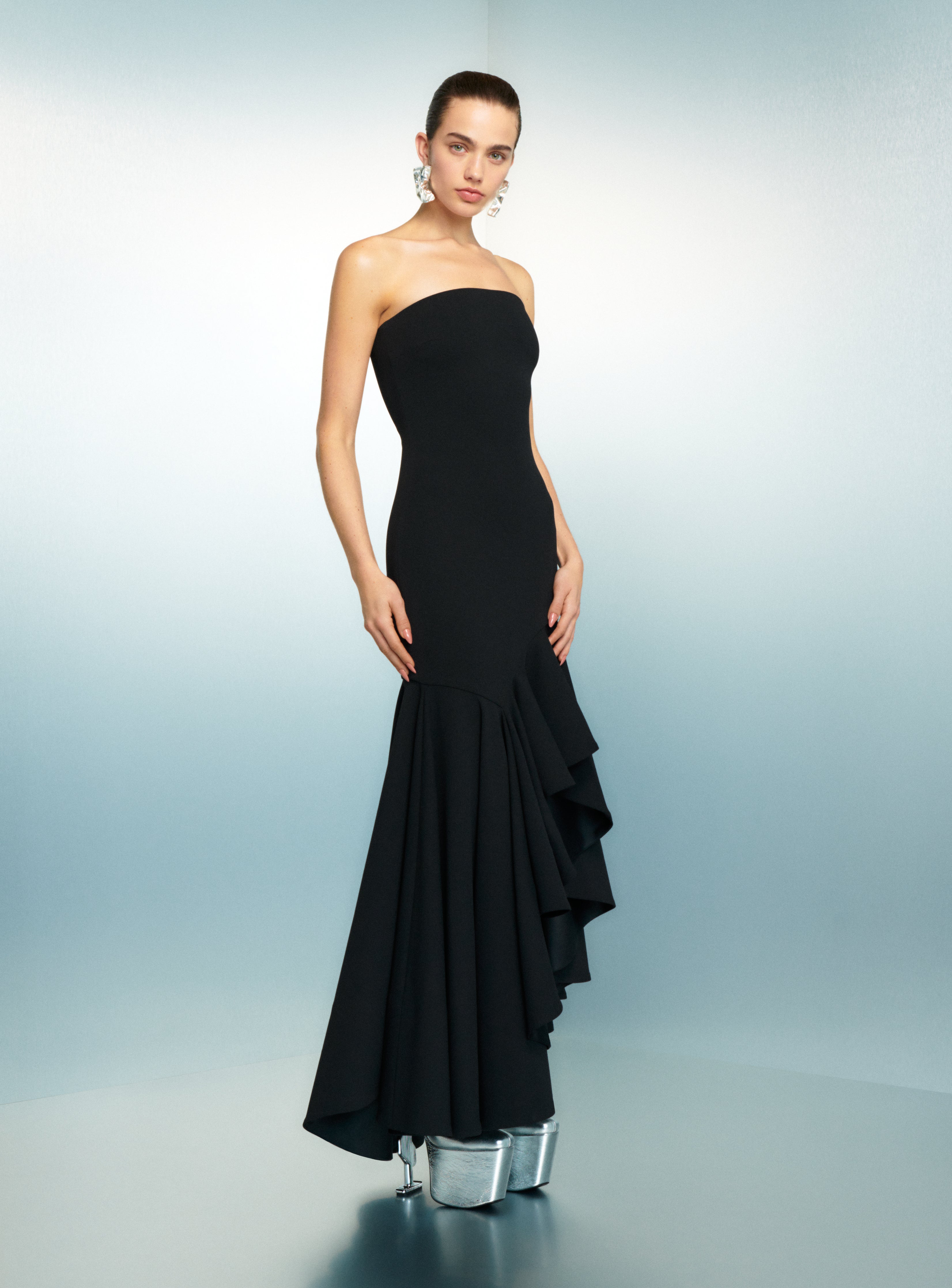 The Hani Maxi Dress in Black
