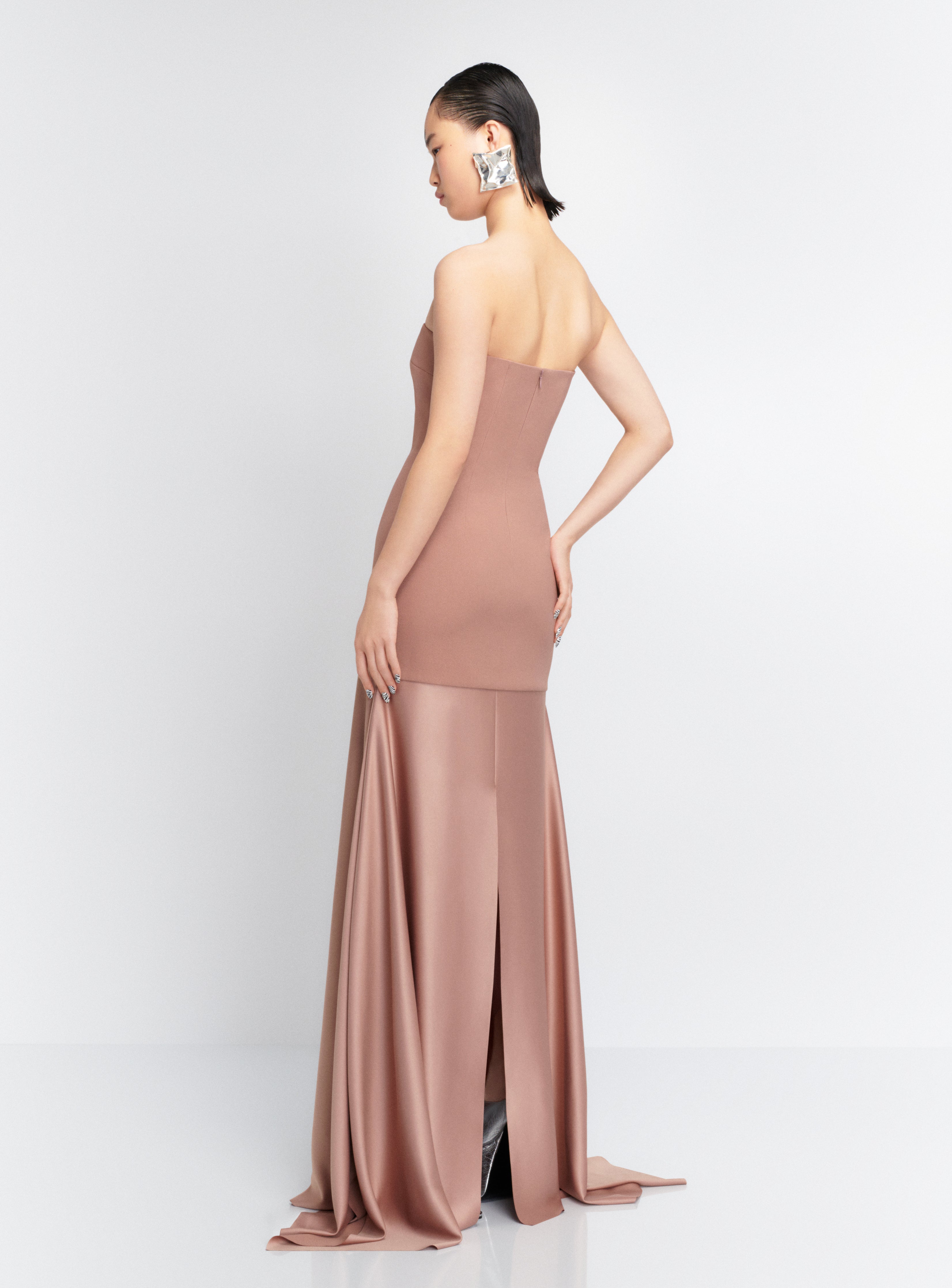 The Alessandra Maxi Dress in Cocoa Solace London The Alessandra Maxi Dress in Cocoa Solace London