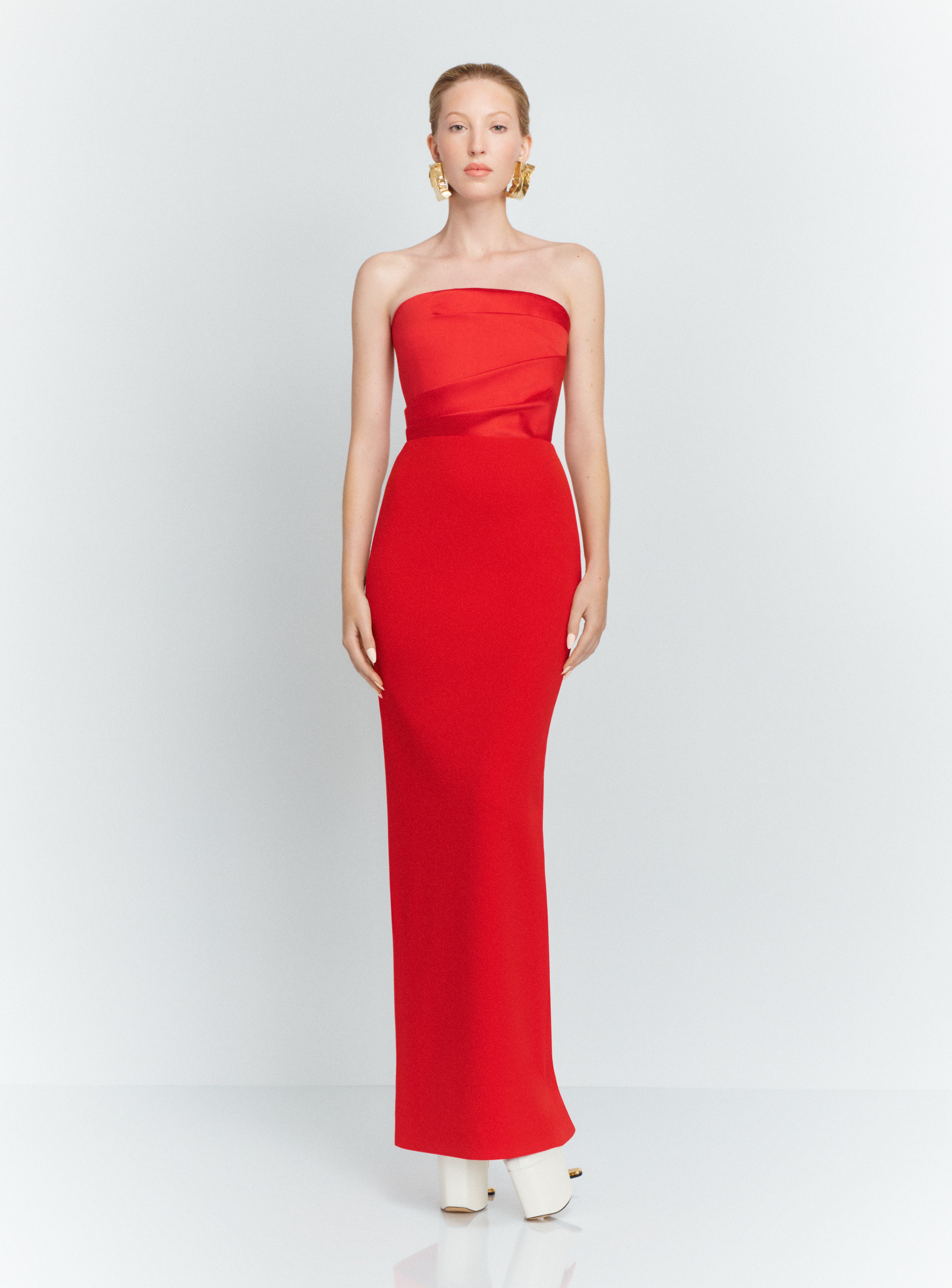 afra maxi dress SOLACE London Afra Maxi Dress in Blush