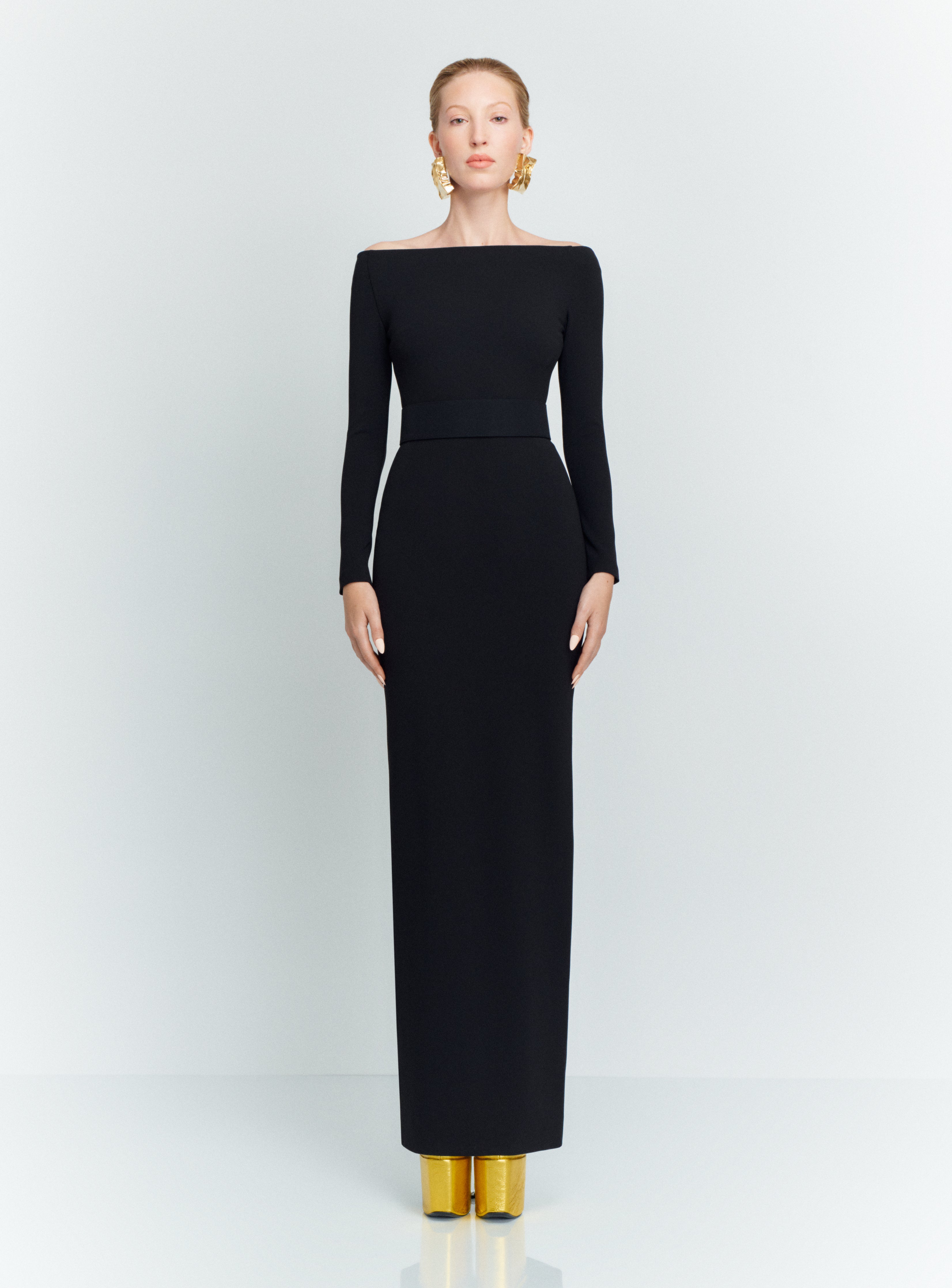 solace london dress black The Sabina Maxi in – Size:EU 37/US 7 Cecilia Scarf-Detail A-Line Mini toddler cinderella dress Tiffany maxi the assured silhouette creates