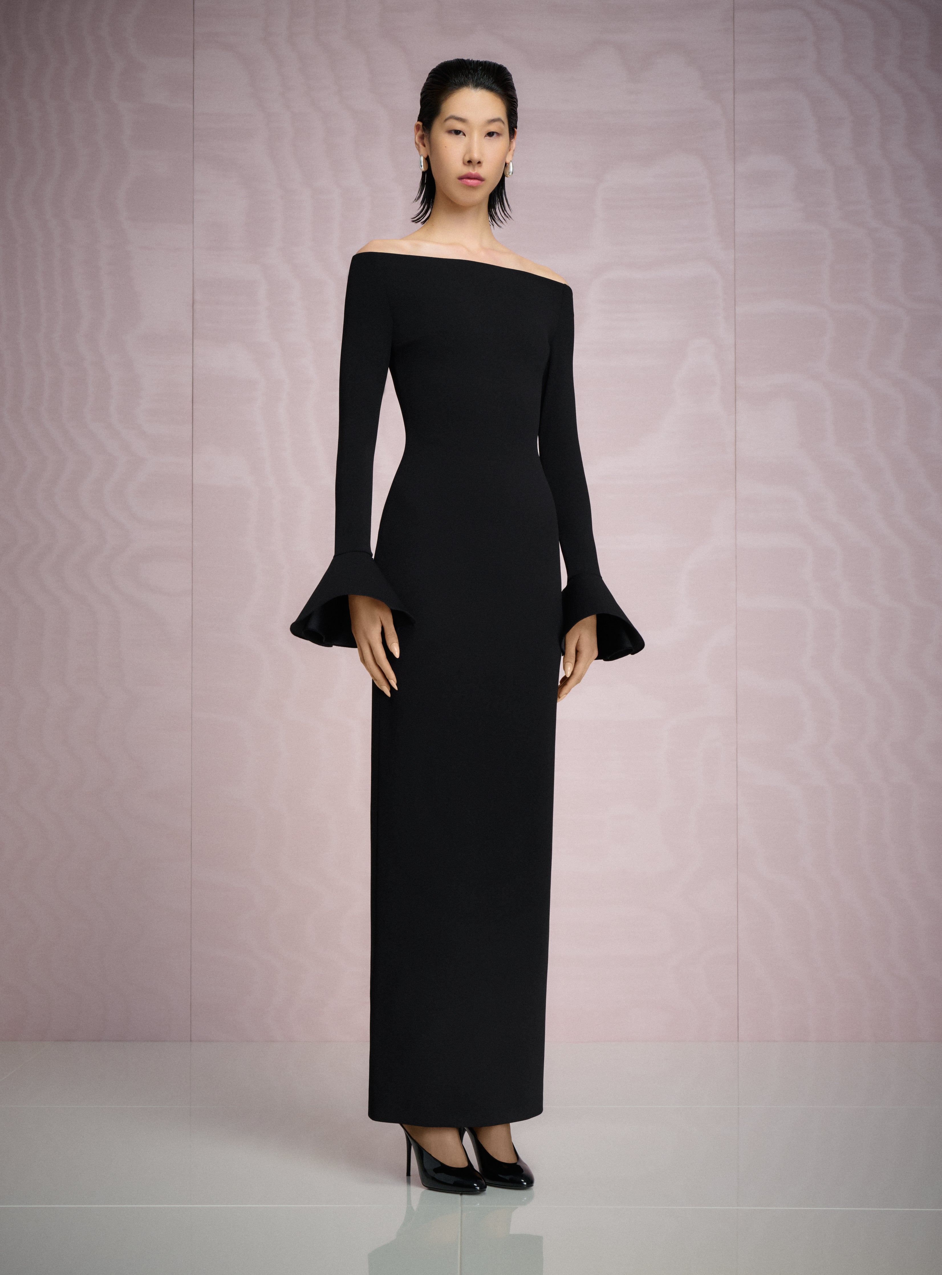 The Anica Maxi Dress in Black – Solace London