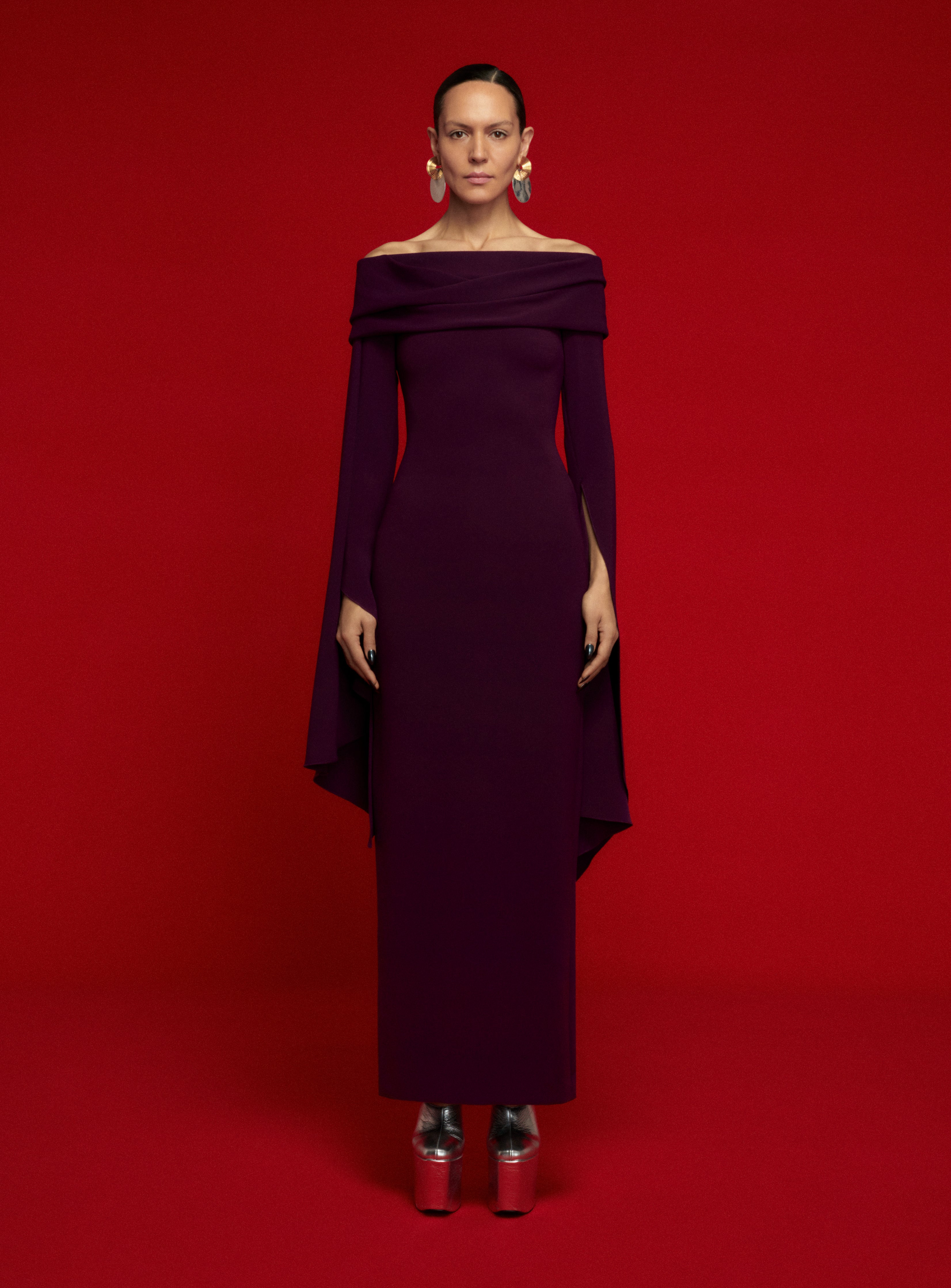 The Arden Maxi Dress in Aubergine The Arden Maxi Dress in Aubergine