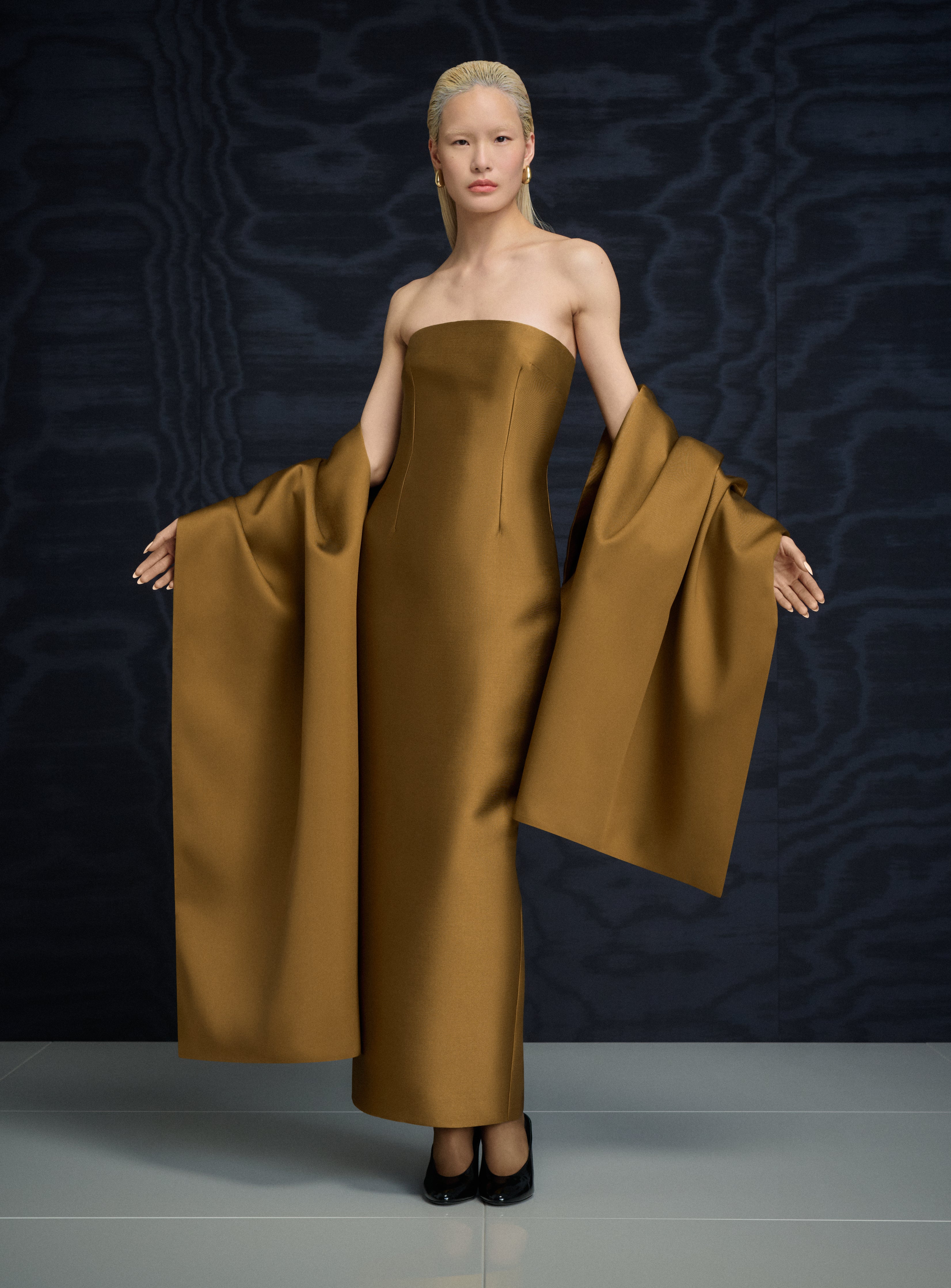 The Renee Midaxi Dress in Gold The Renee Midaxi Dress in Gold