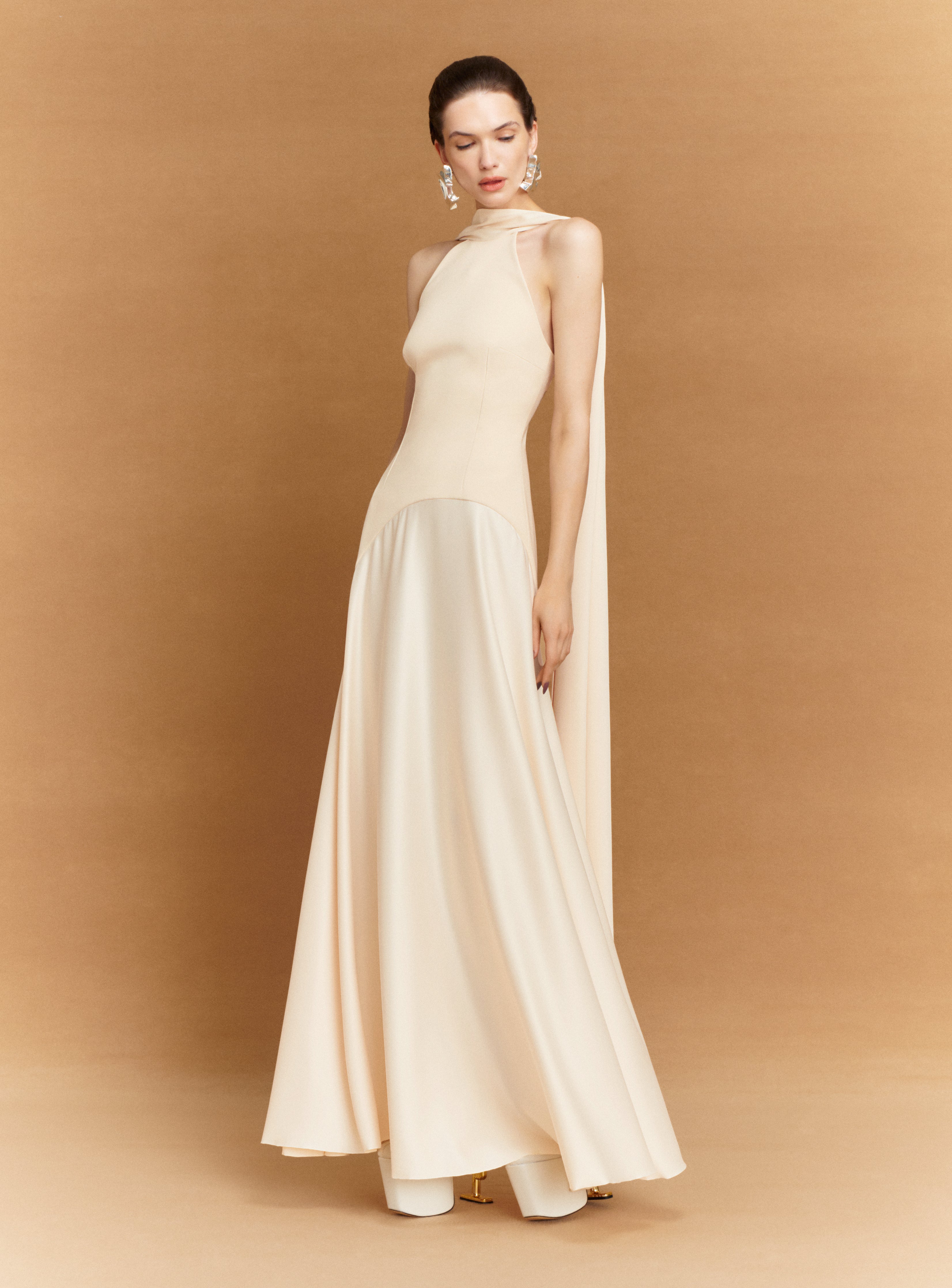 The Cece Maxi Dress in Alabaster The Cece Maxi Dress in Alabaster