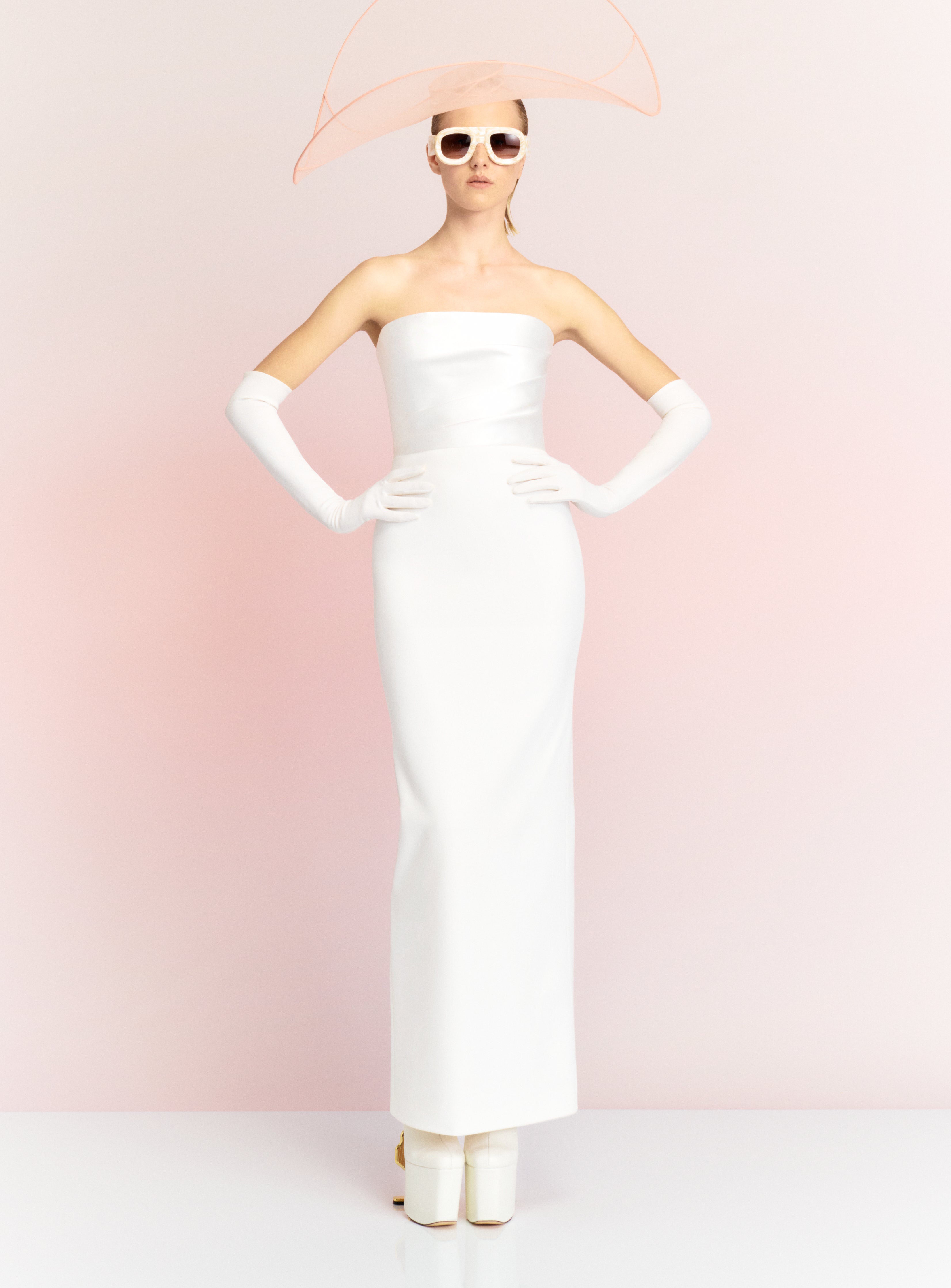 The Afra Maxi Dress in Cream The Afra Maxi Dress in Cream