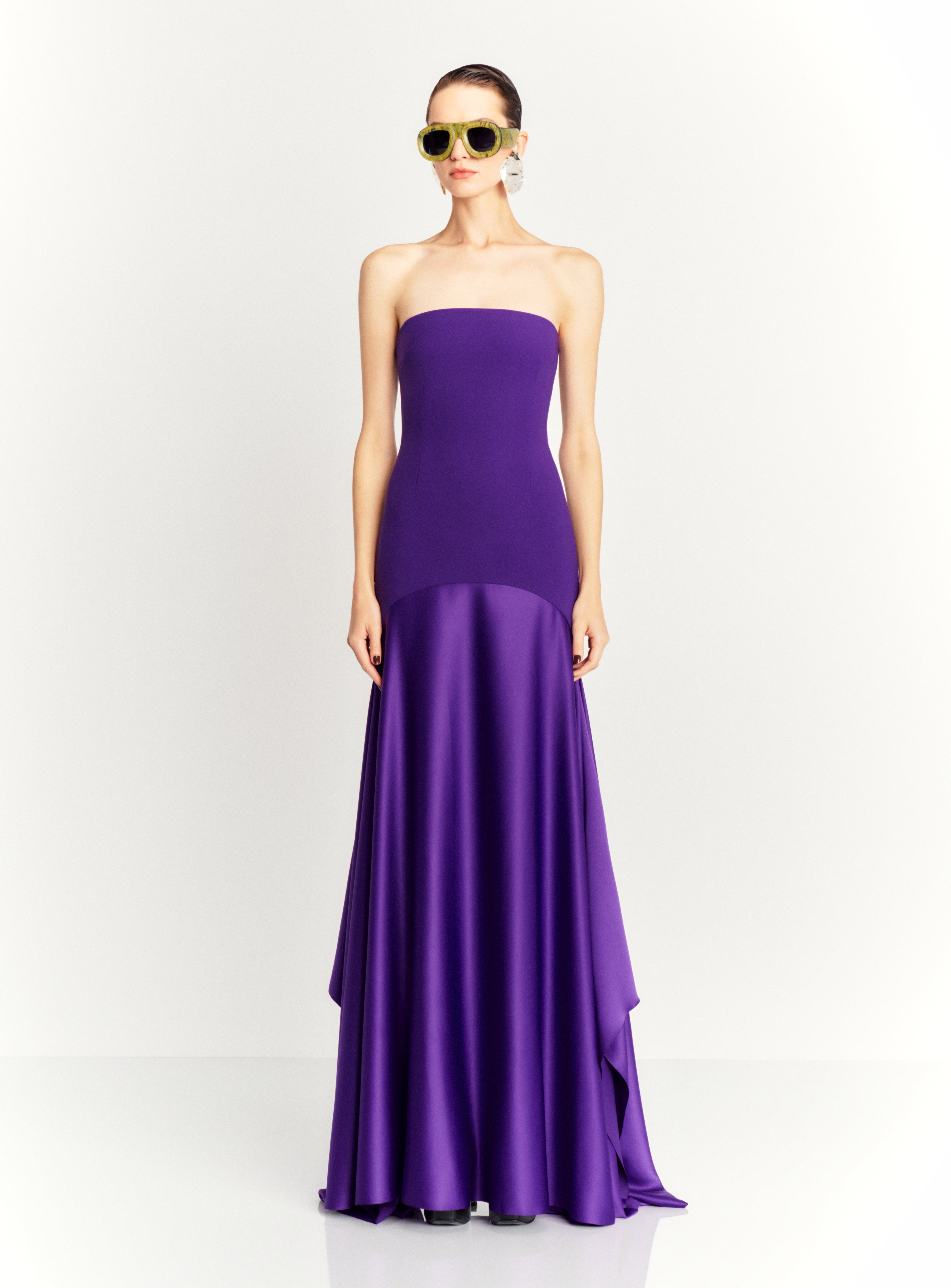 The Alessandra Maxi Dress in Amethyst Solace London The Alessandra Maxi Dress in Amethyst Solace London