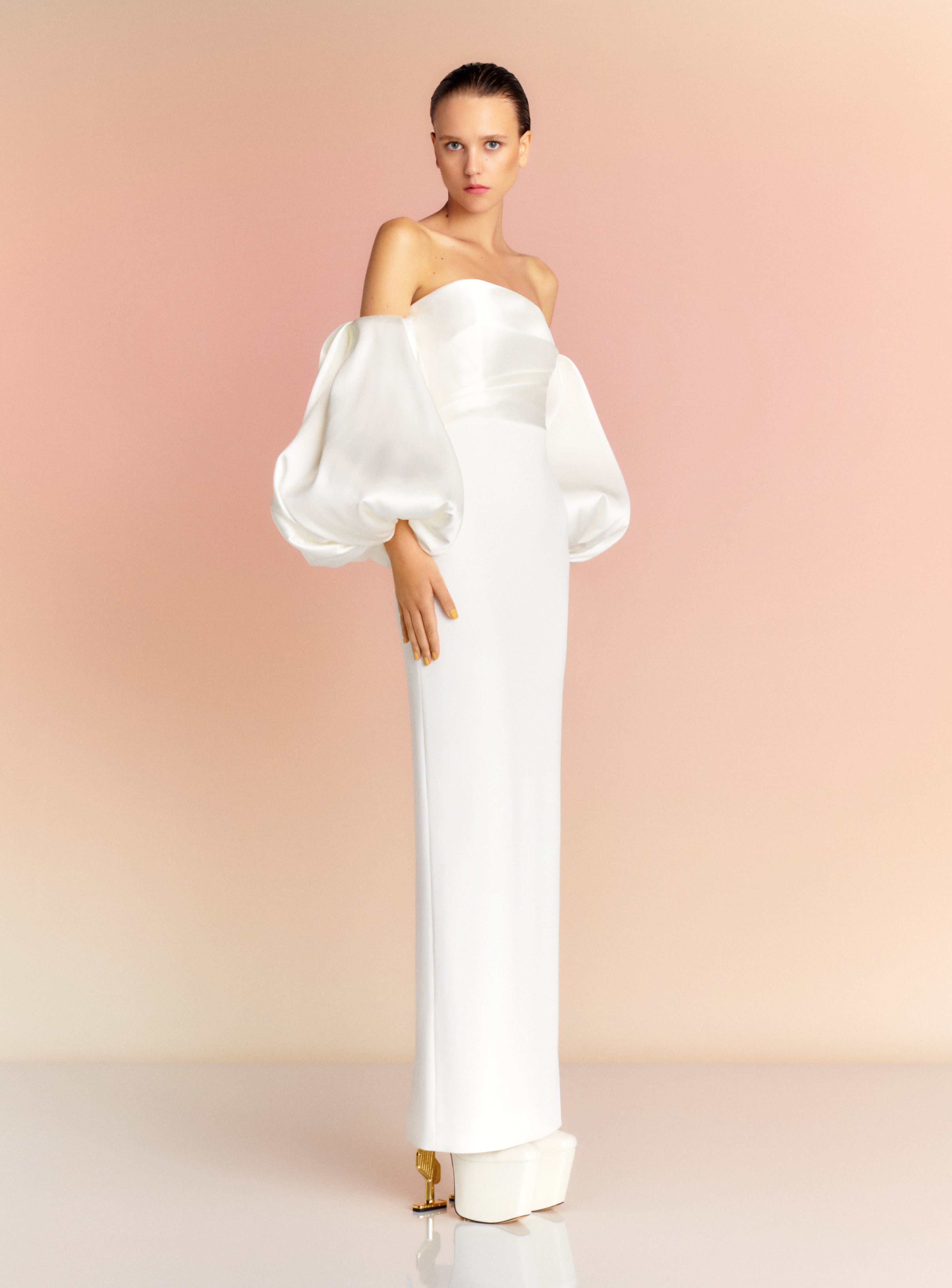 The Carmen Maxi Dress in Cream – Solace London