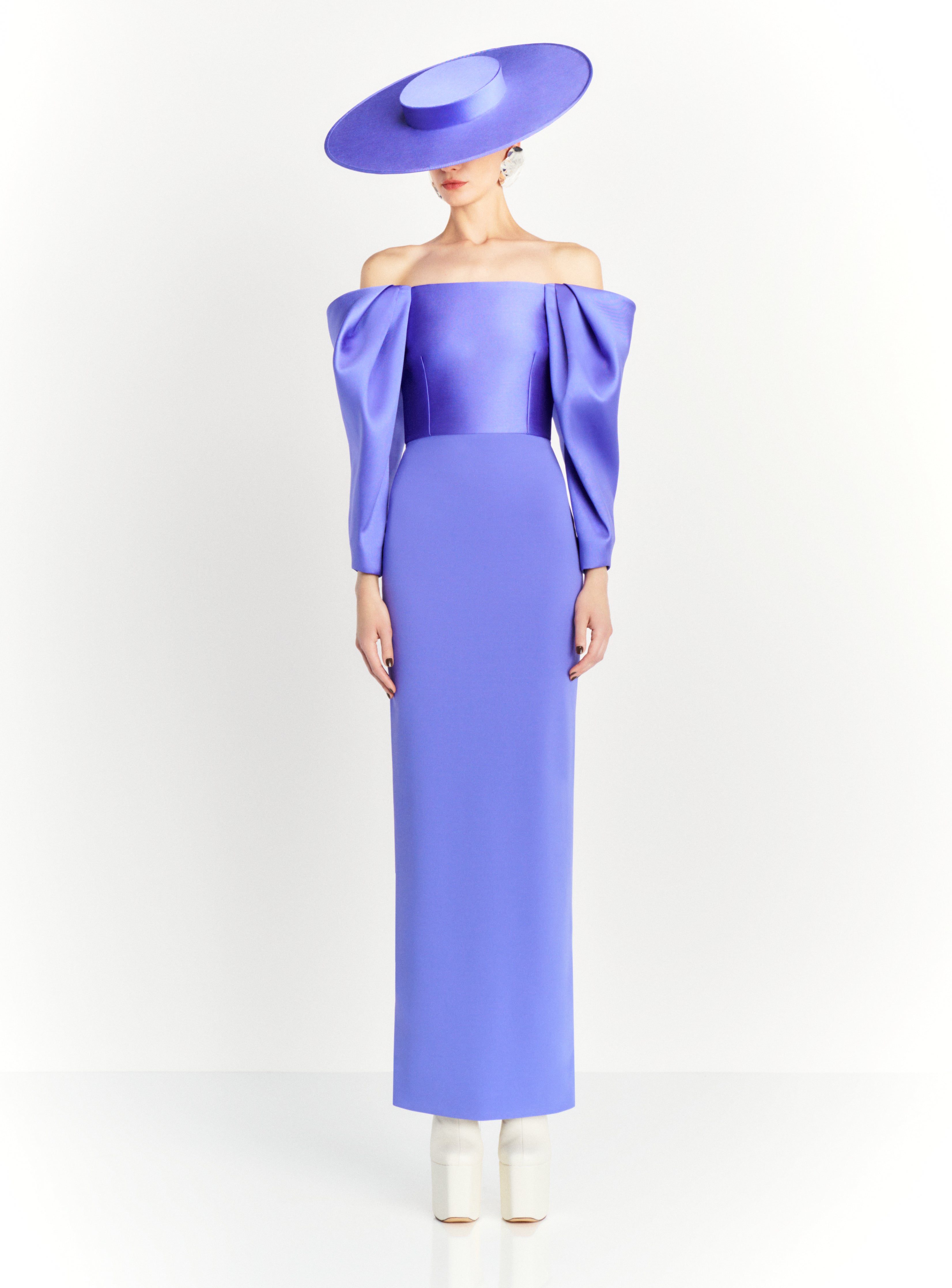 The Melina Maxi Dress in Periwinkle Solace London The Melina Maxi Dress in Periwinkle Solace London