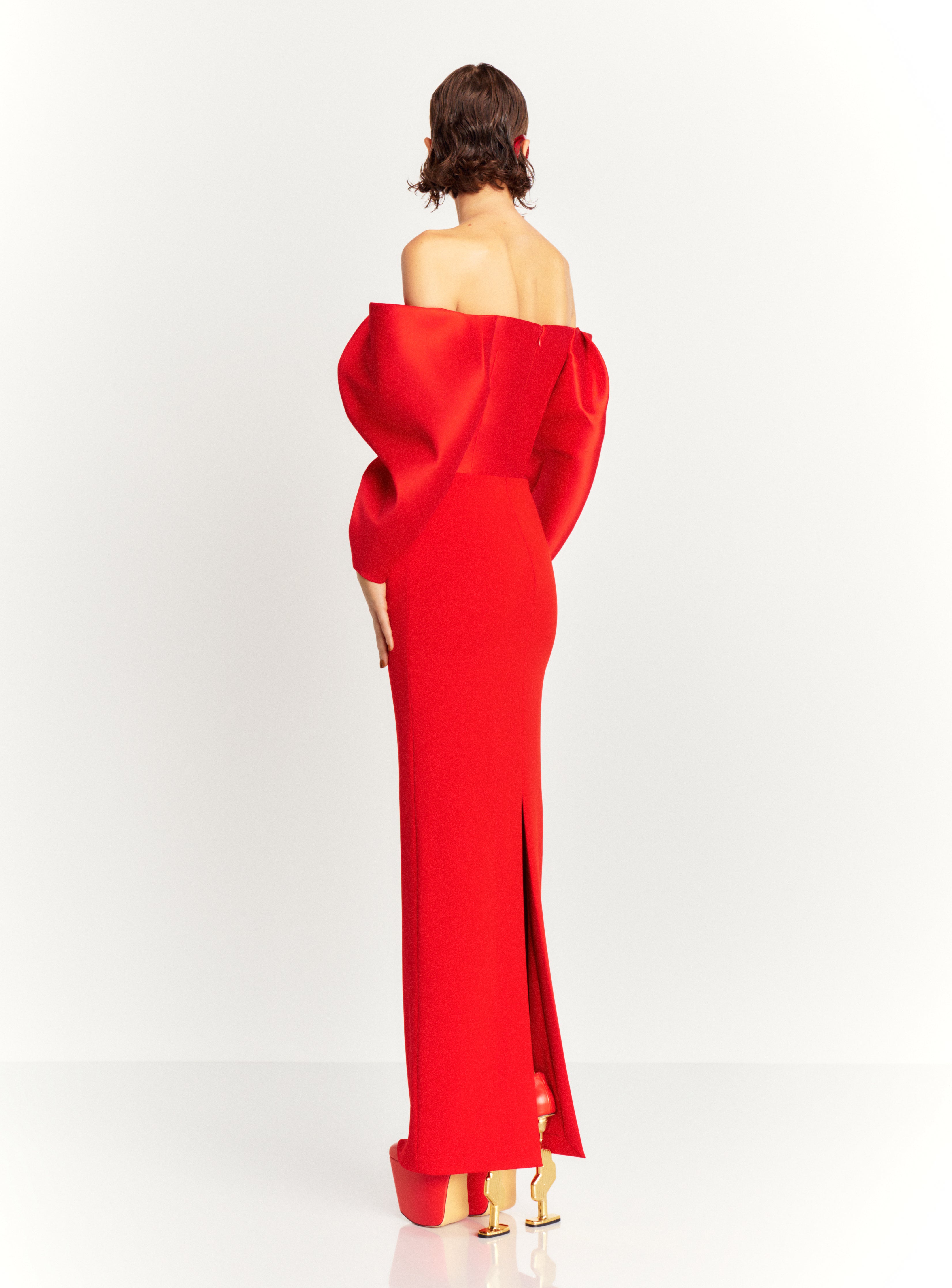 solace london off the shoulder dress Alexis Off The Shoulder Maxi Dress