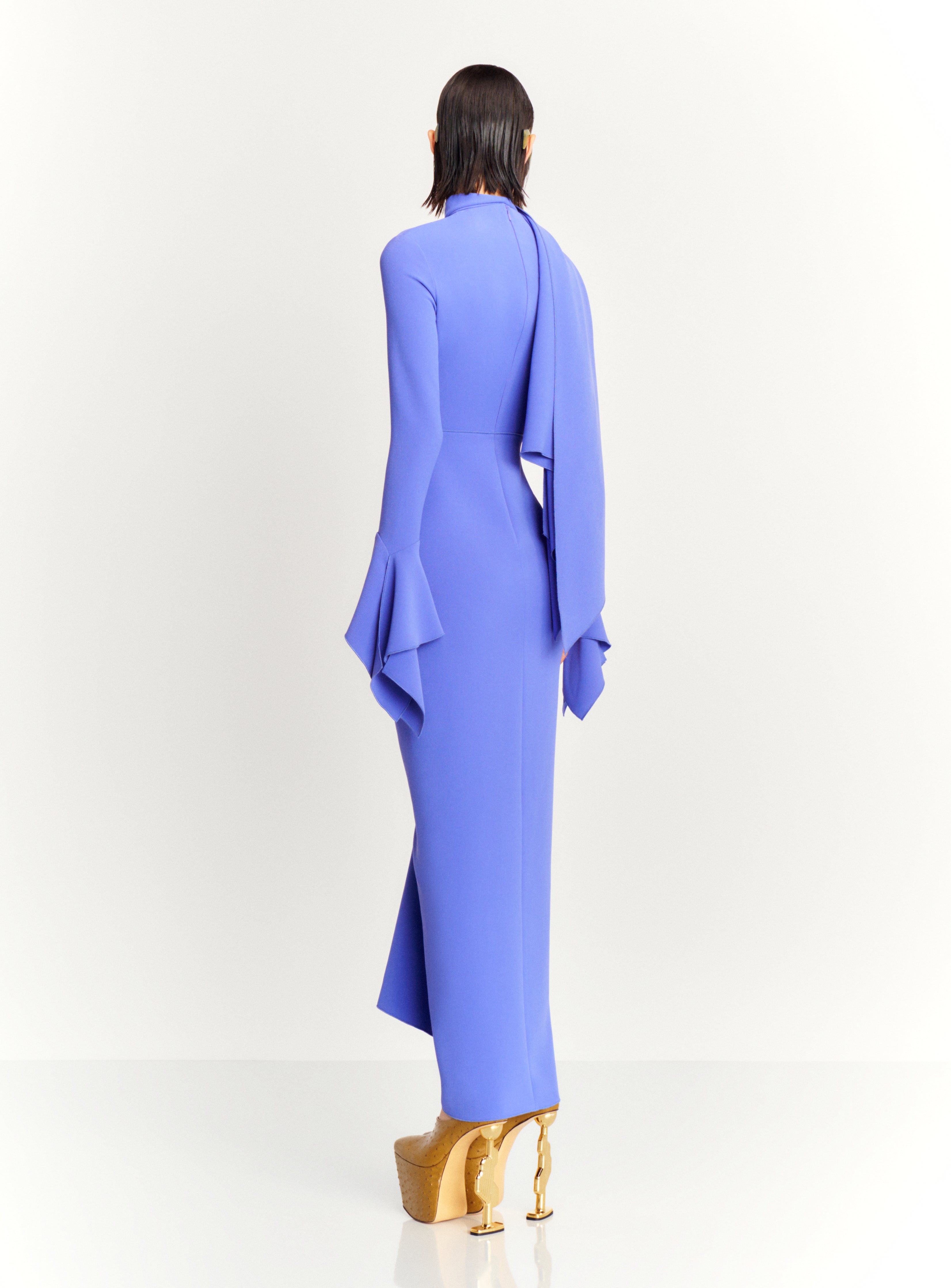 The Nella Maxi Dress in Periwinkle – Solace London