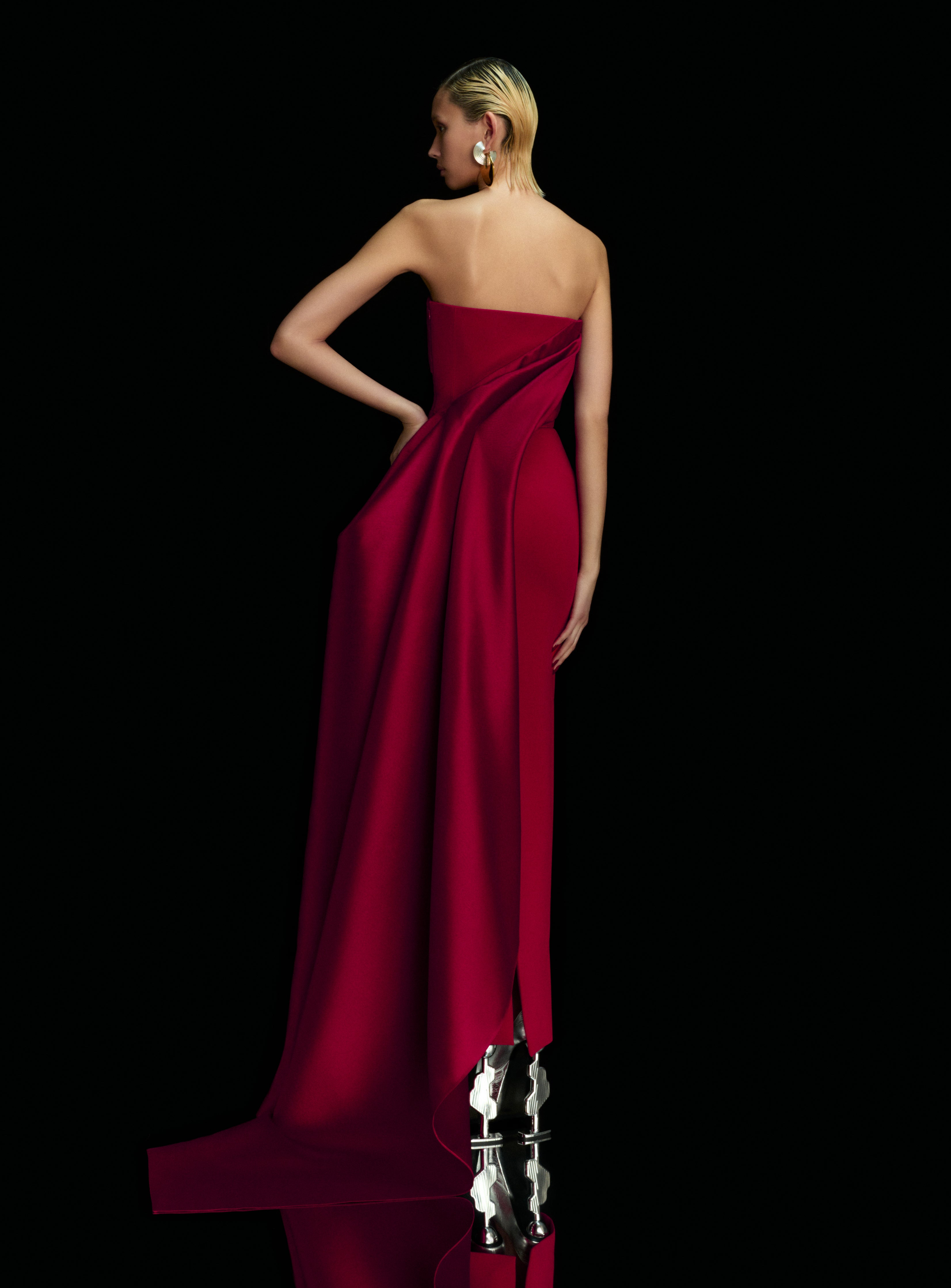 The Kinsley Maxi Dress in Ruby The Kinsley Maxi Dress in Ruby