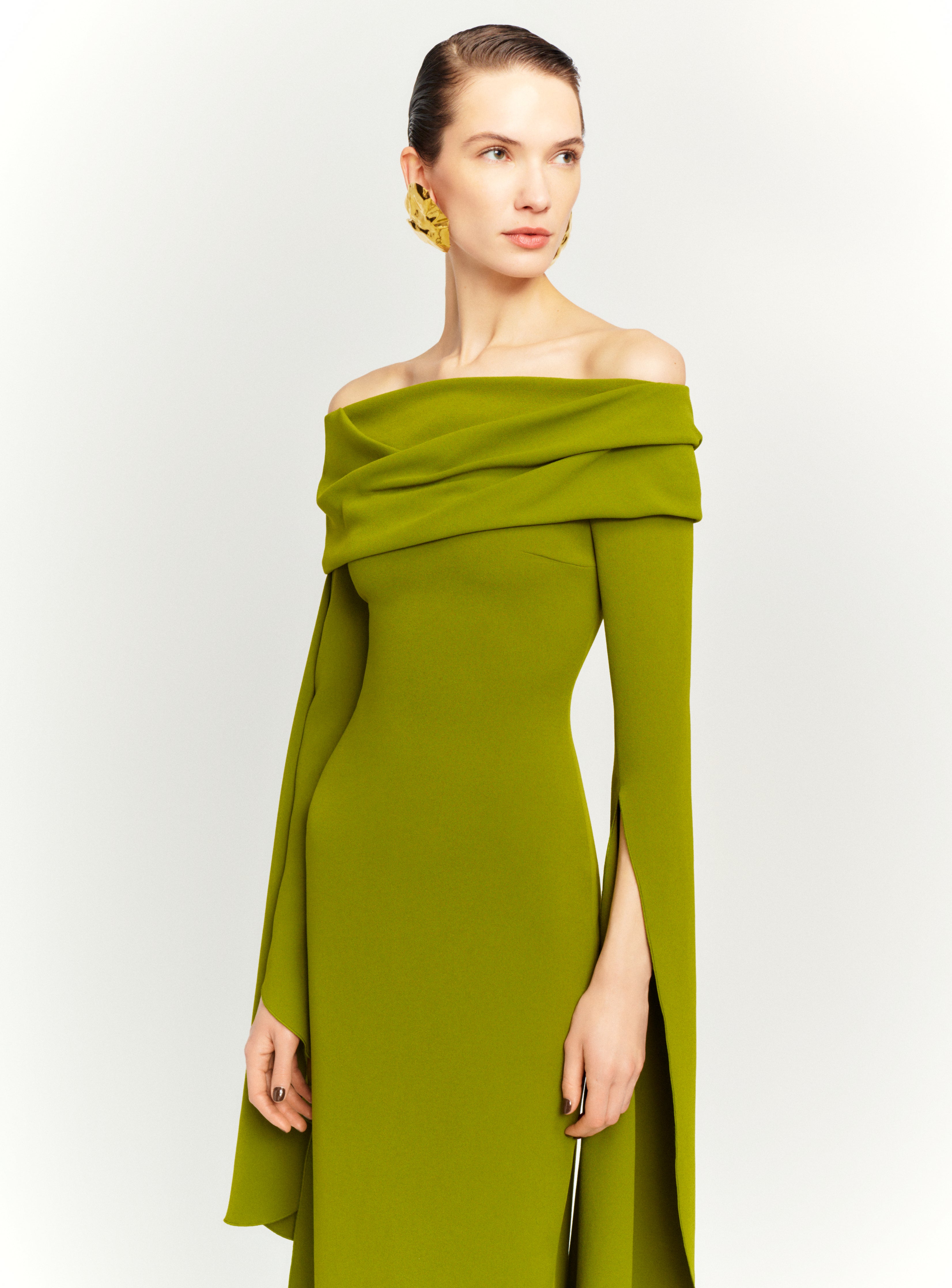 The Arden Maxi Dress in Sweet Pea Green Solace London The Arden Maxi Dress in Sweet Pea Green Solace London