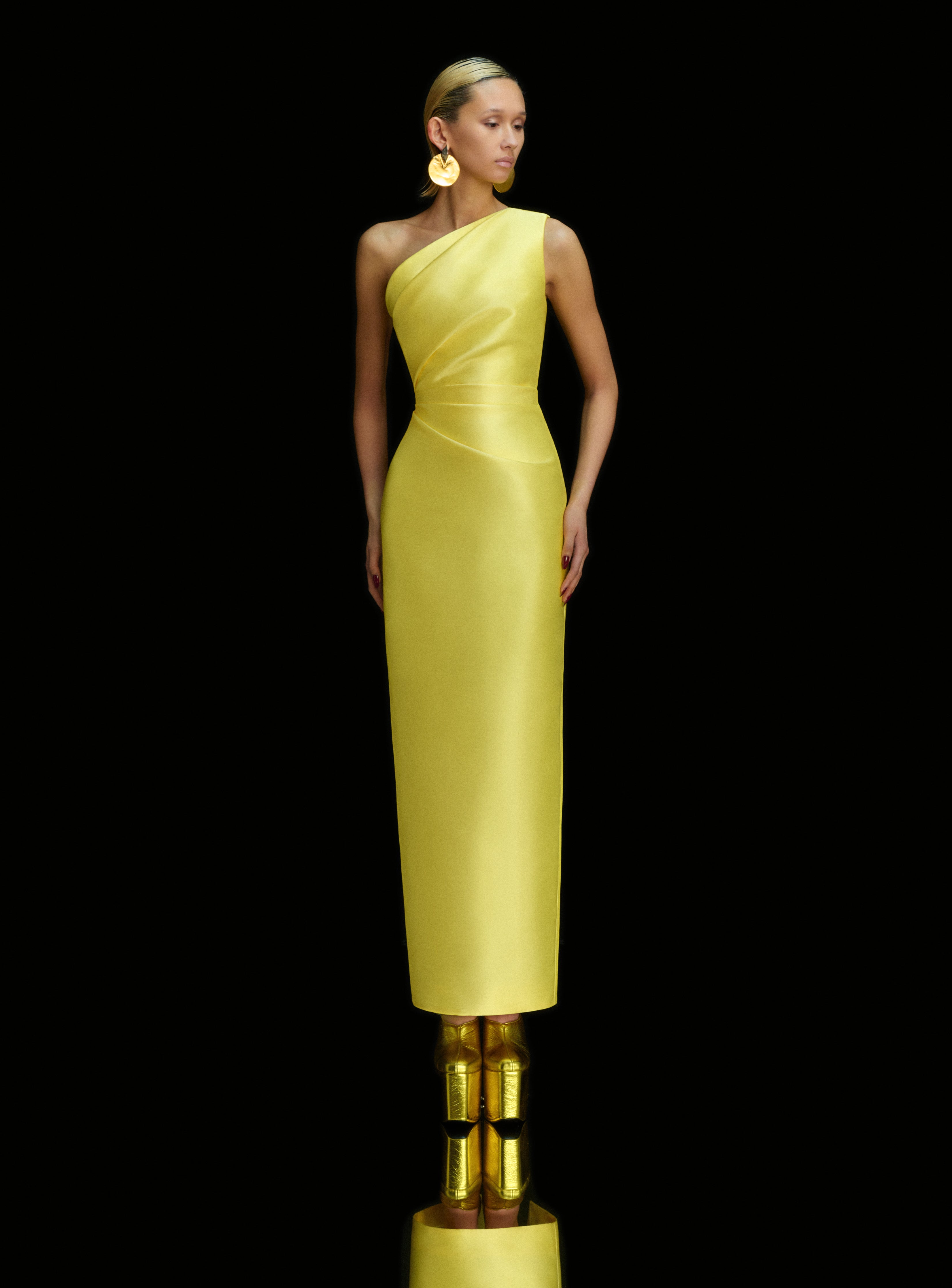 knee length dresses for ladies Yellow Maxi Dress - Sura Maxi Dress - Lemon