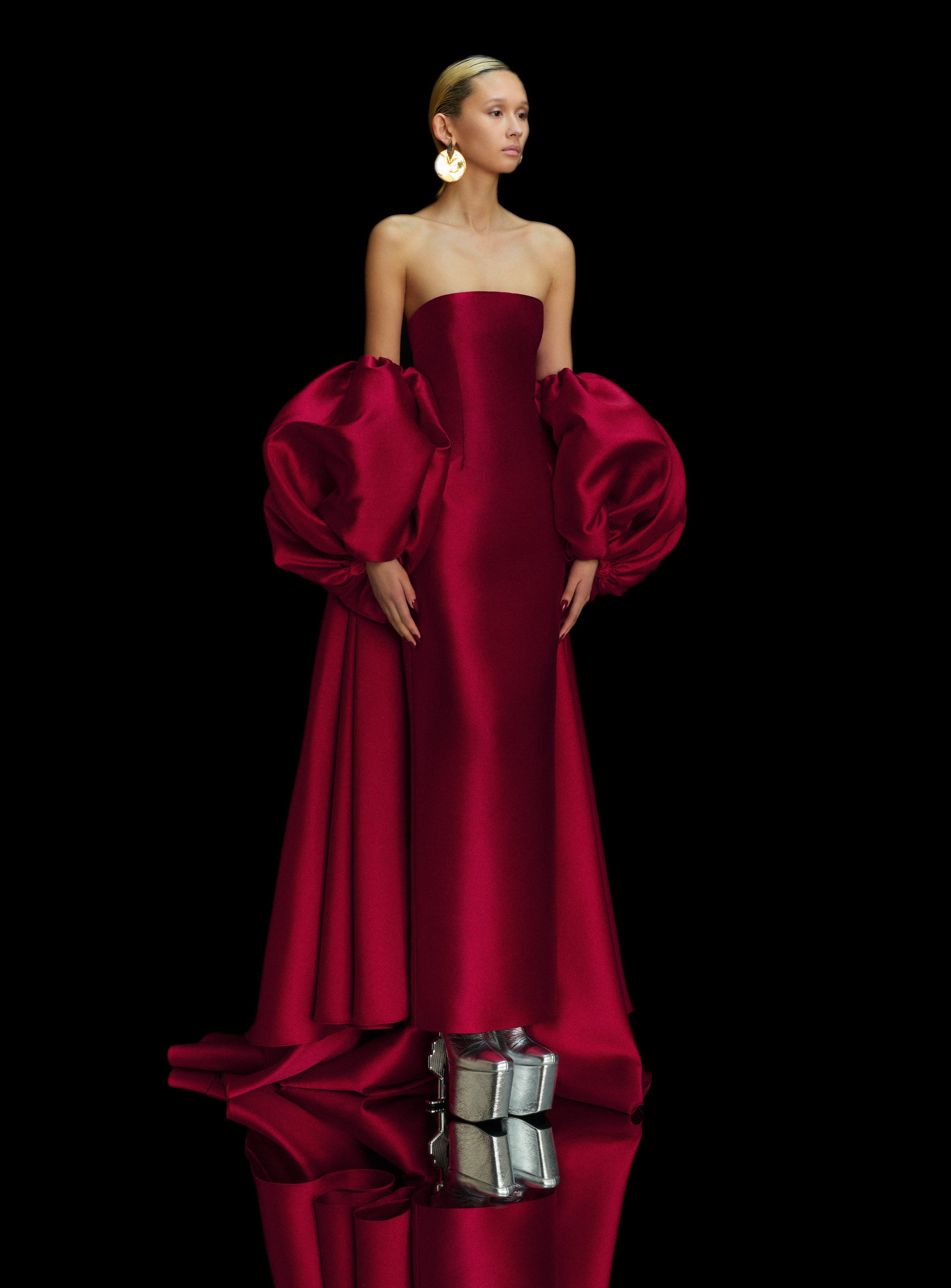 The Lea Maxi Dress in Ruby Solace London The Lea Maxi Dress in Ruby Solace London