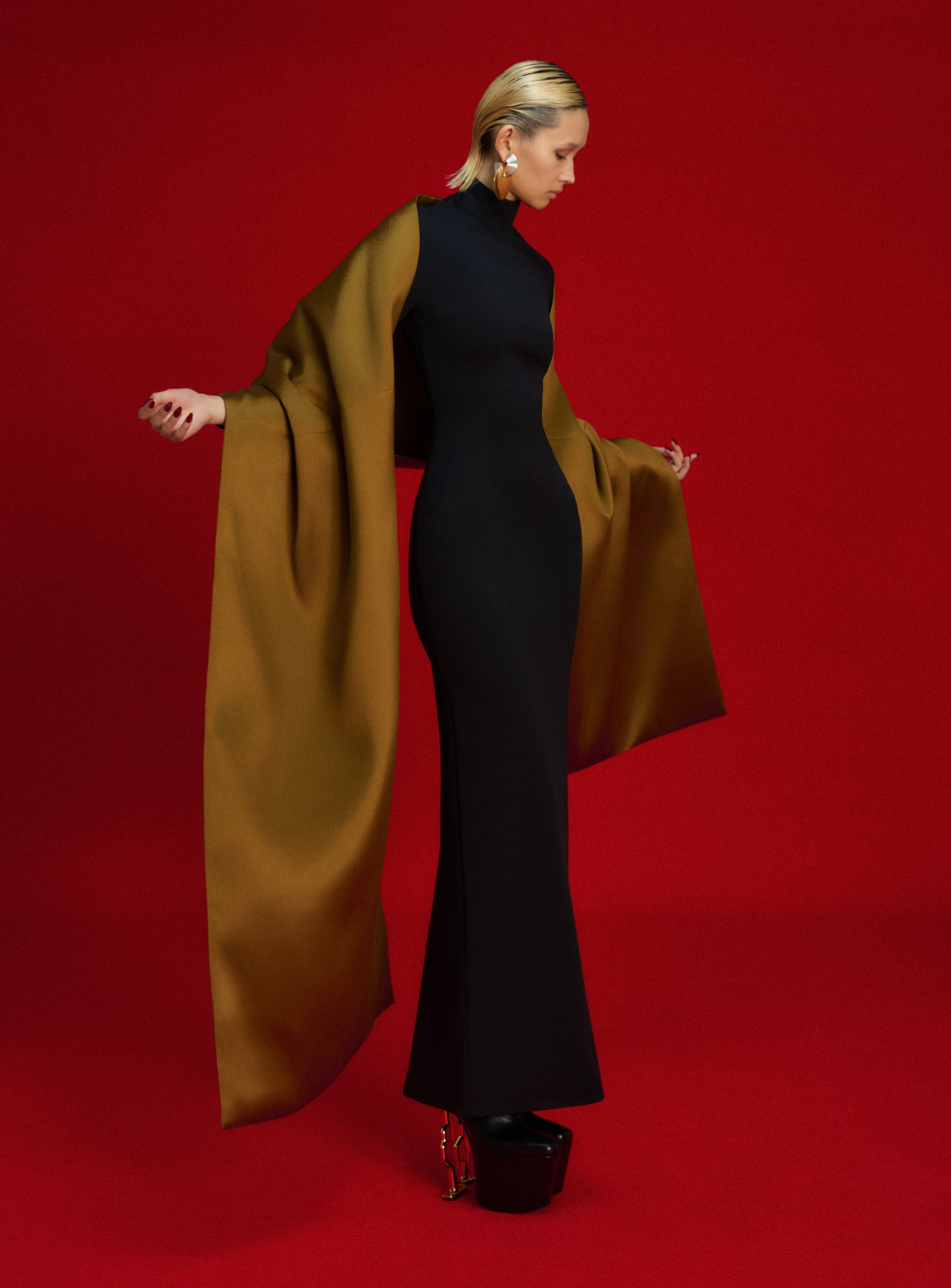 solace london gold dress The Lyana Maxi in and Black – xxdisc_oos