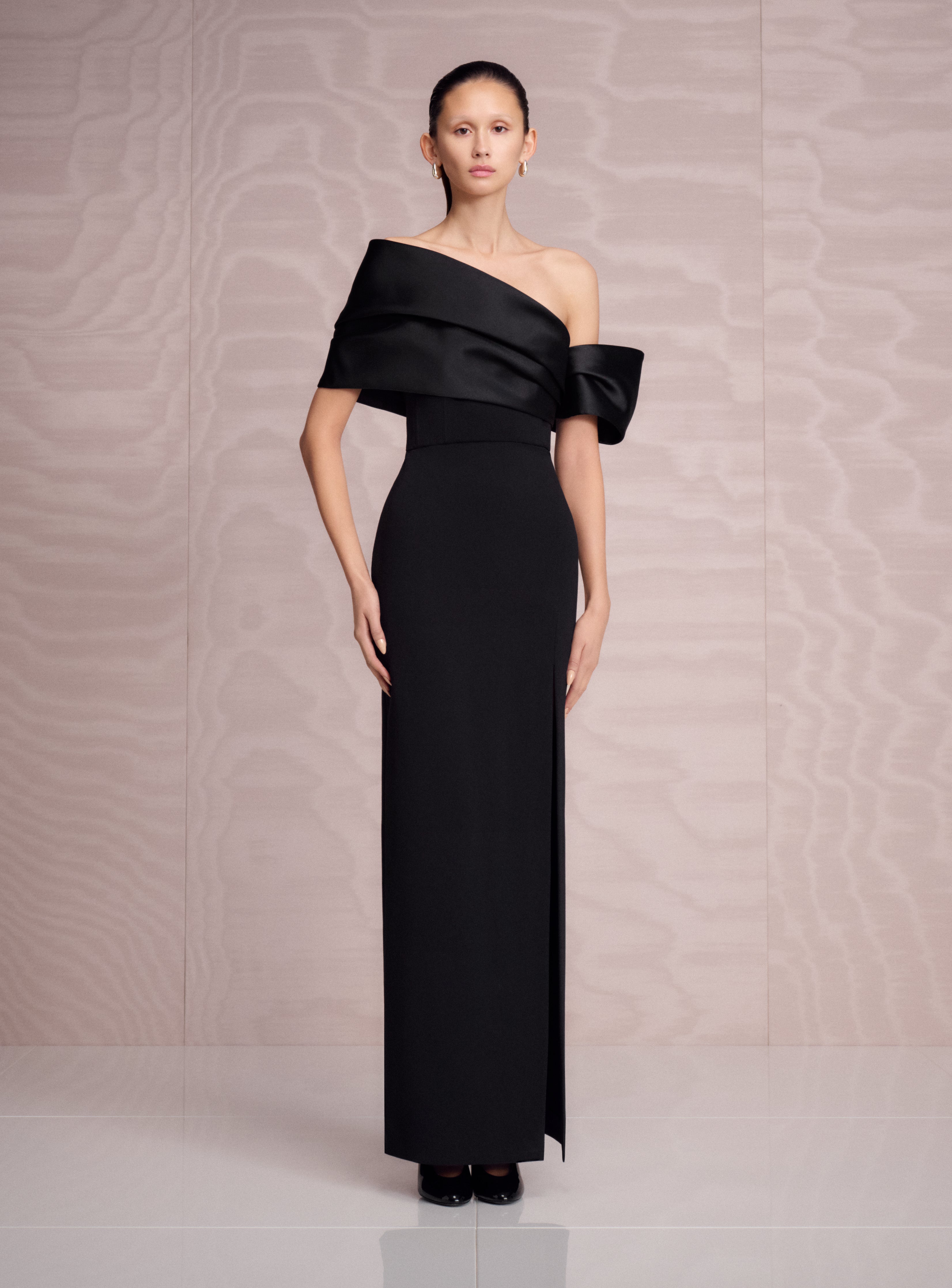 alexia maxi dress black The Alexis Maxi Dress in Black – Solace London