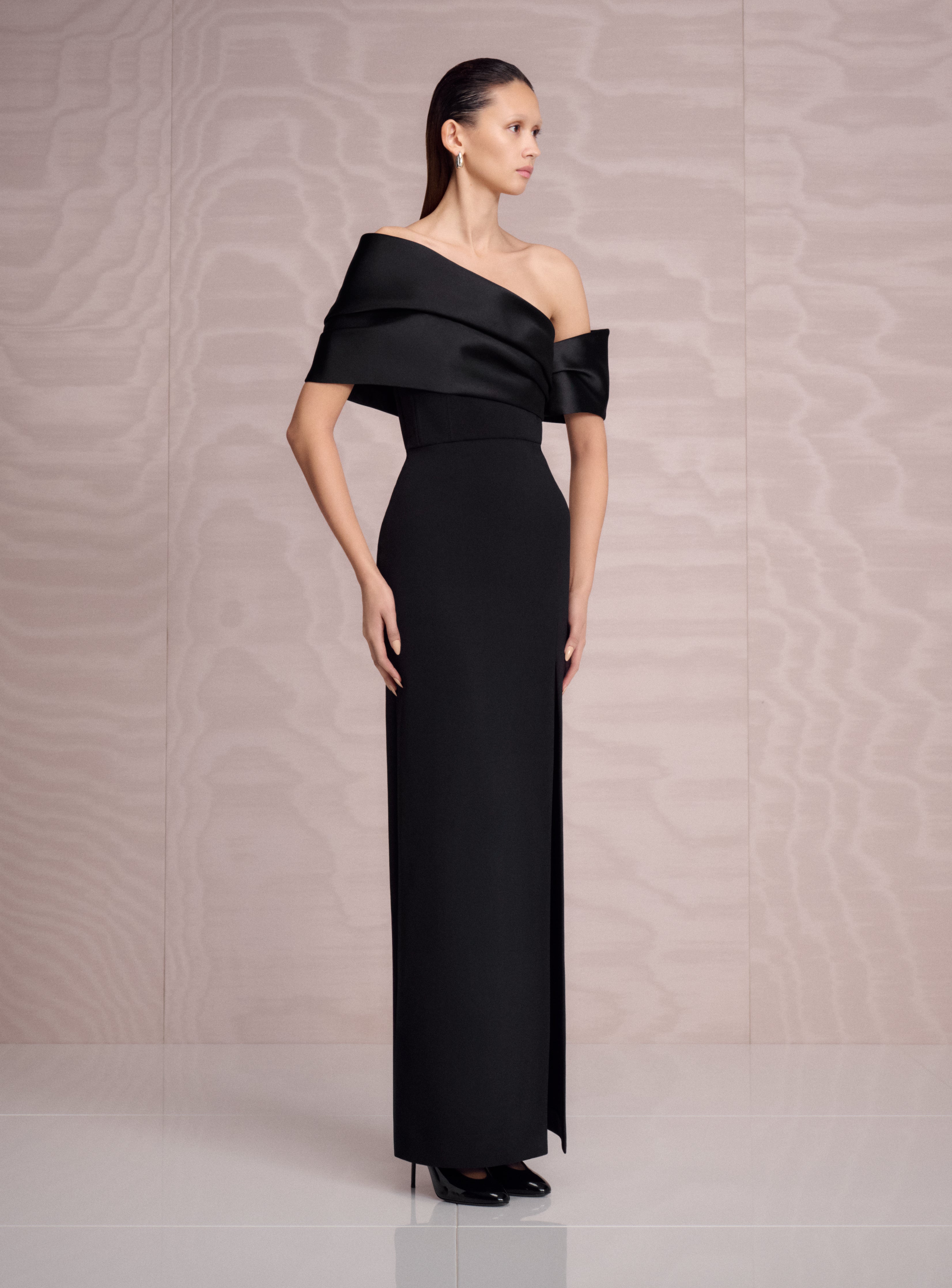 The Alexis Maxi Dress in Black
