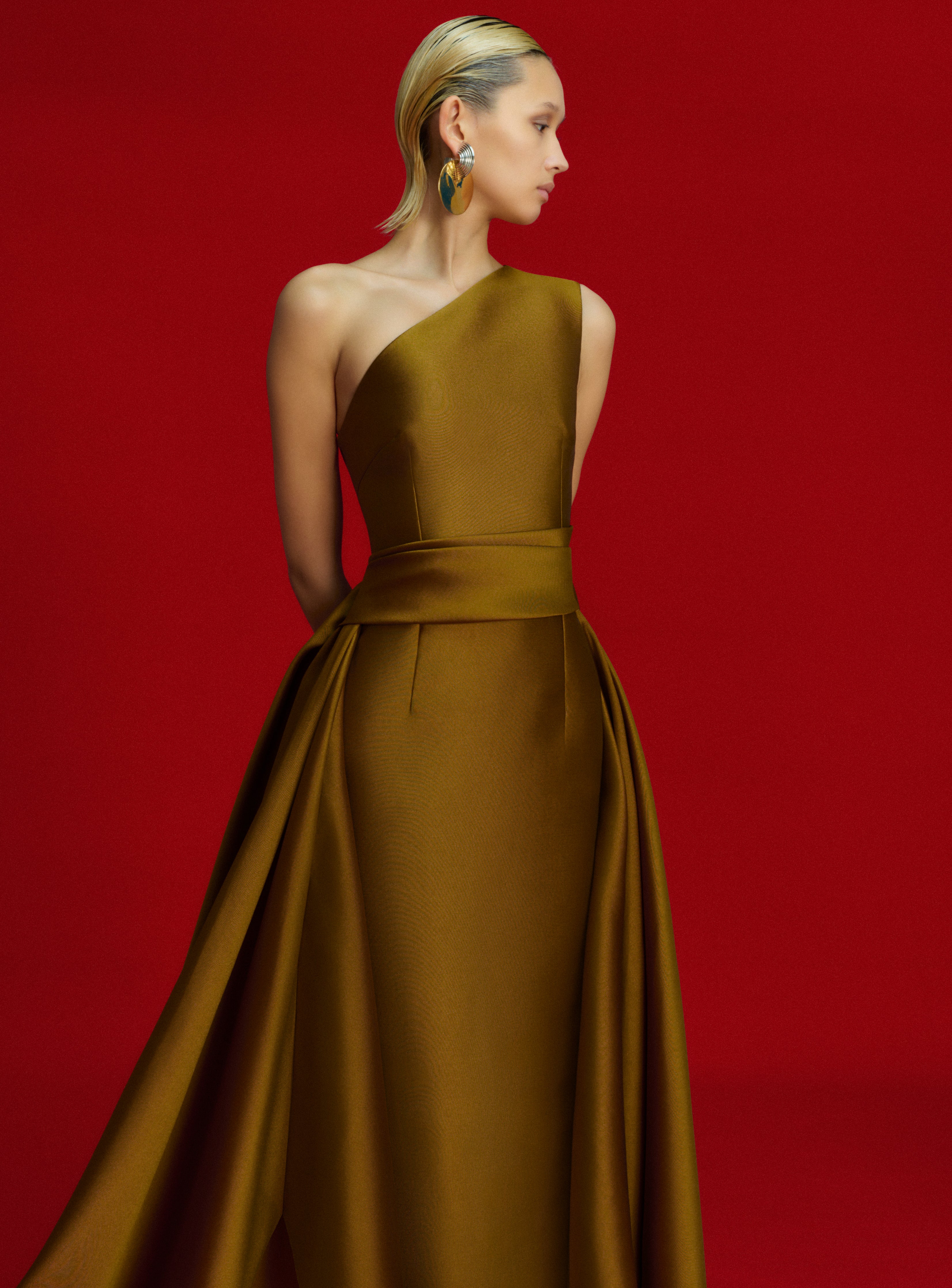 The Charo Maxi Dress in Gold The Charo Maxi Dress in Gold