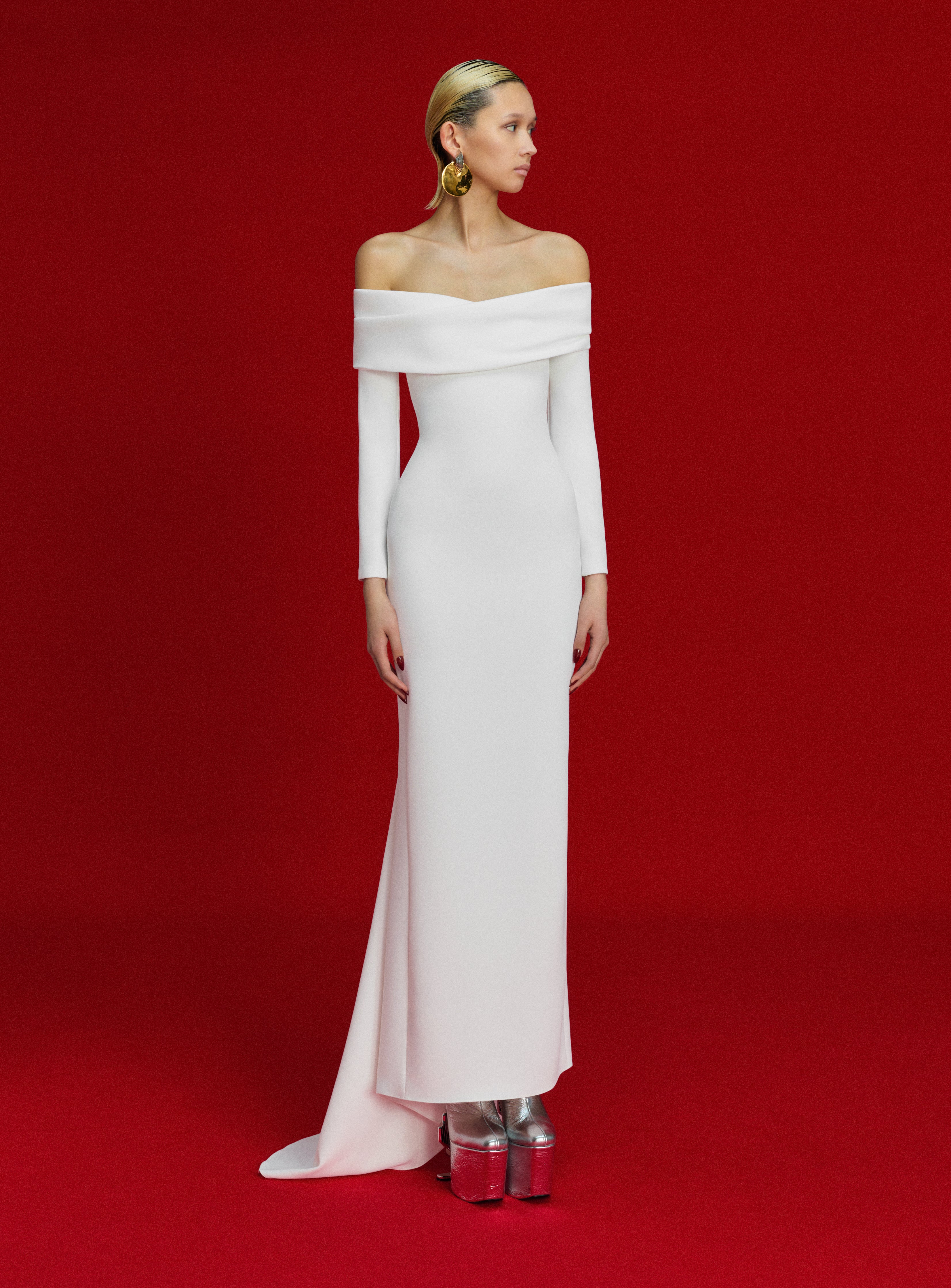 lyla maxi dress The Lyla Maxi Dress in Cream