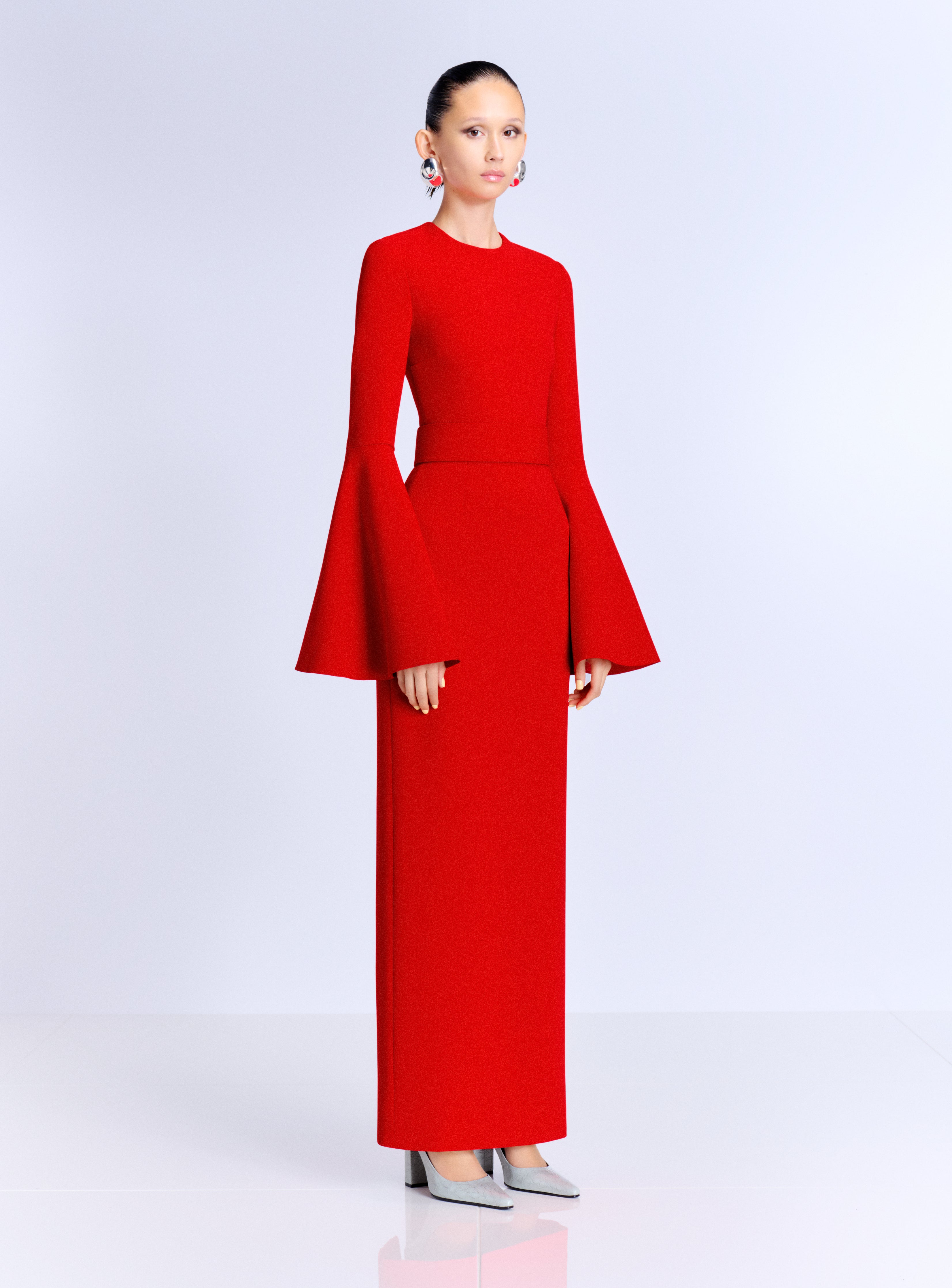 The Theia Maxi Dress in Red