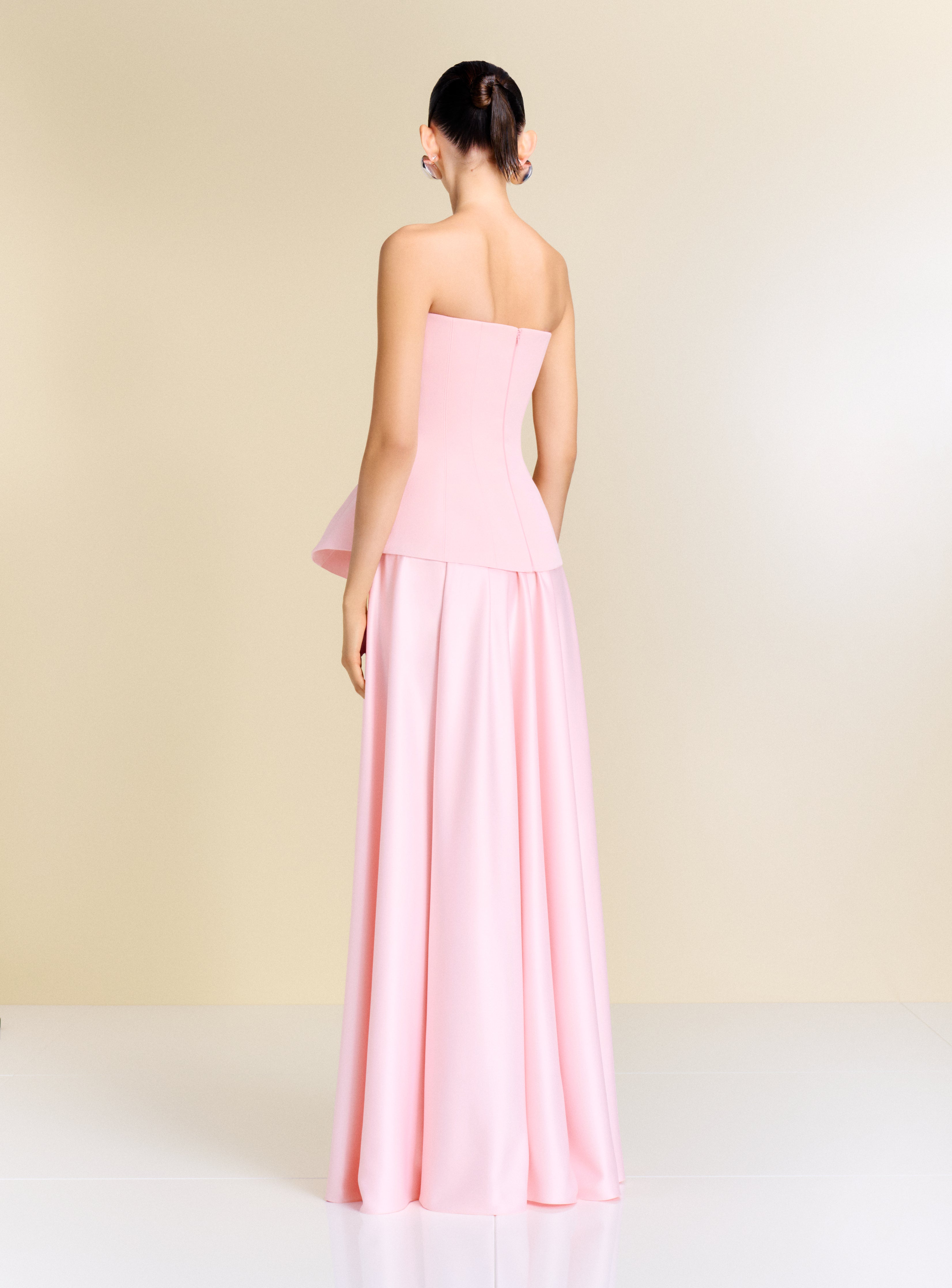 The Oriana Maxi Dress in Pale Pink – Solace London