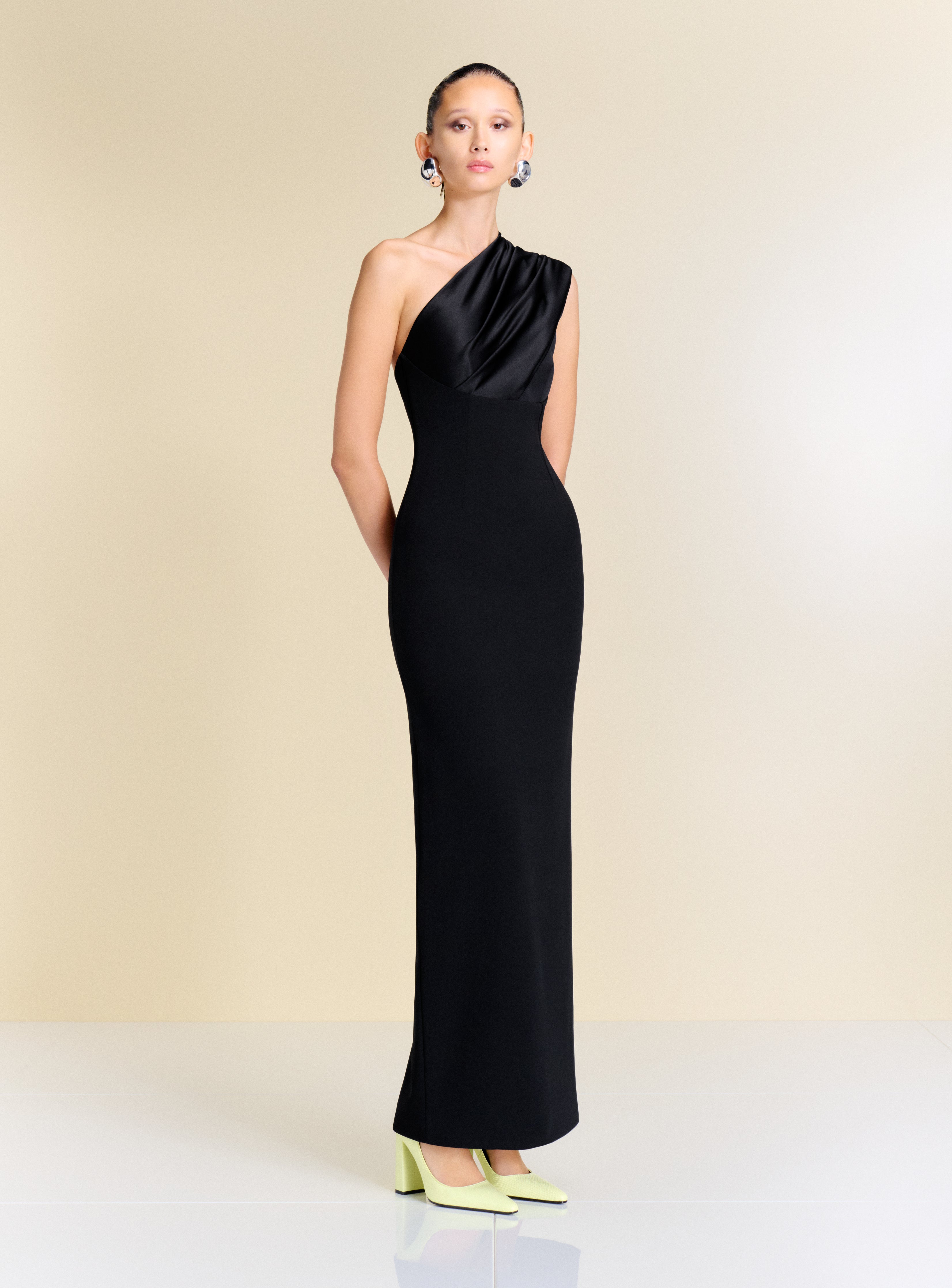 solace london one shoulder belted maxi dress The Gracie in Black Color:Orchid Print OS37025 Ivory Sunset Dream Halter VENDOR COLOR-CAMEL LT BLUE YELLOW