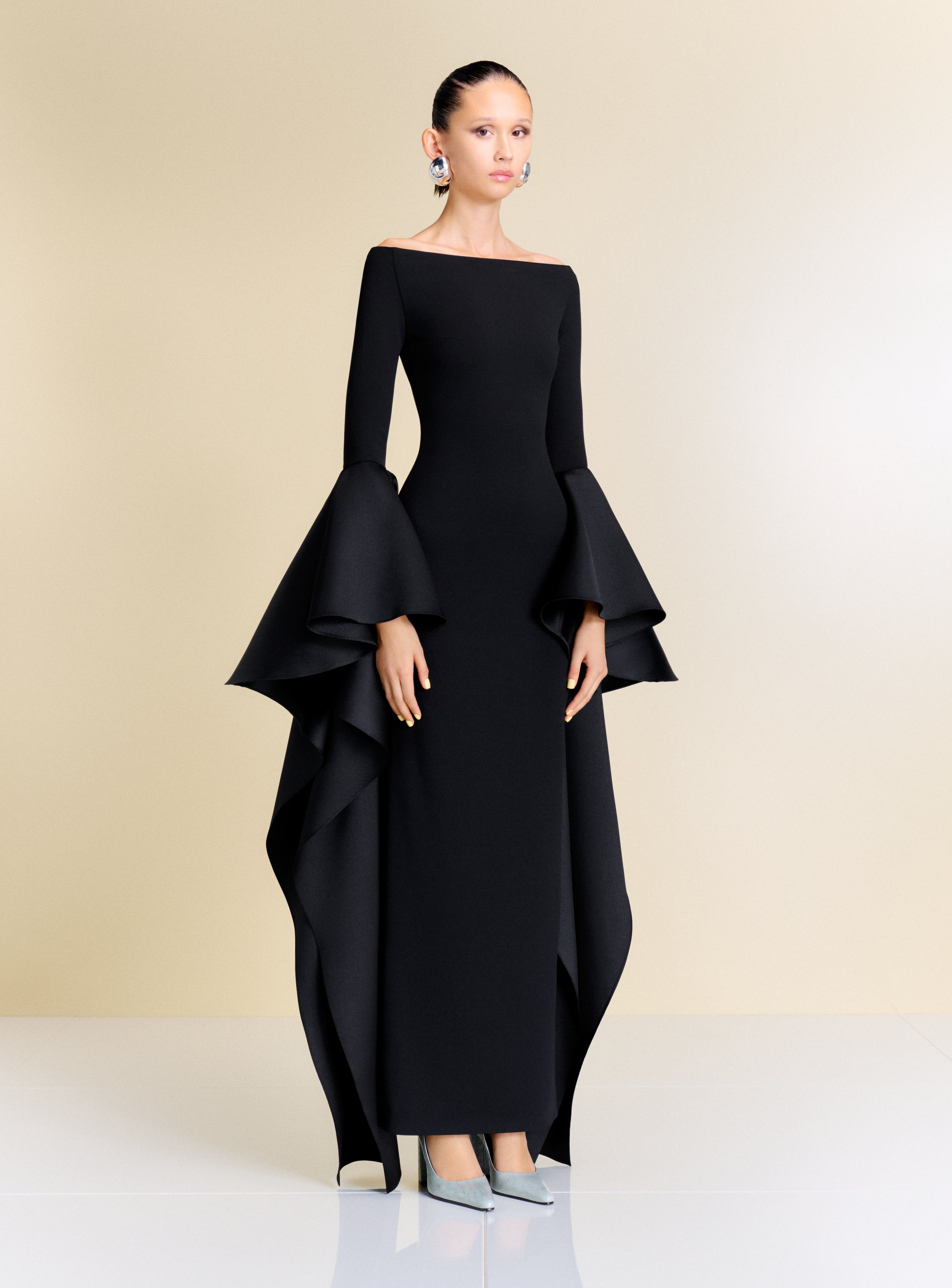 The Astria Maxi Dress in Black