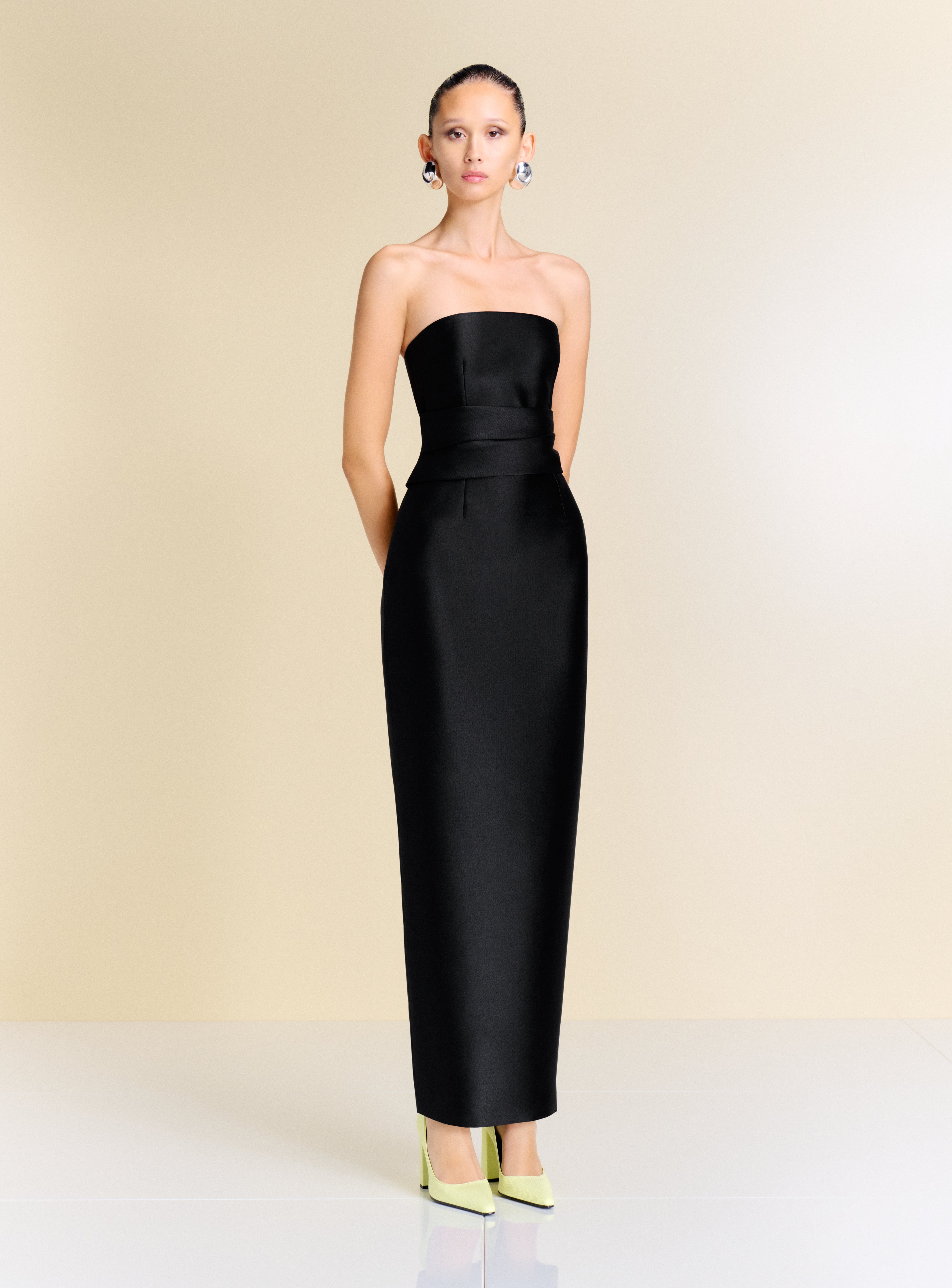 ingrid maxi dress The Ingrid Maxi Dress in Black – Solace London