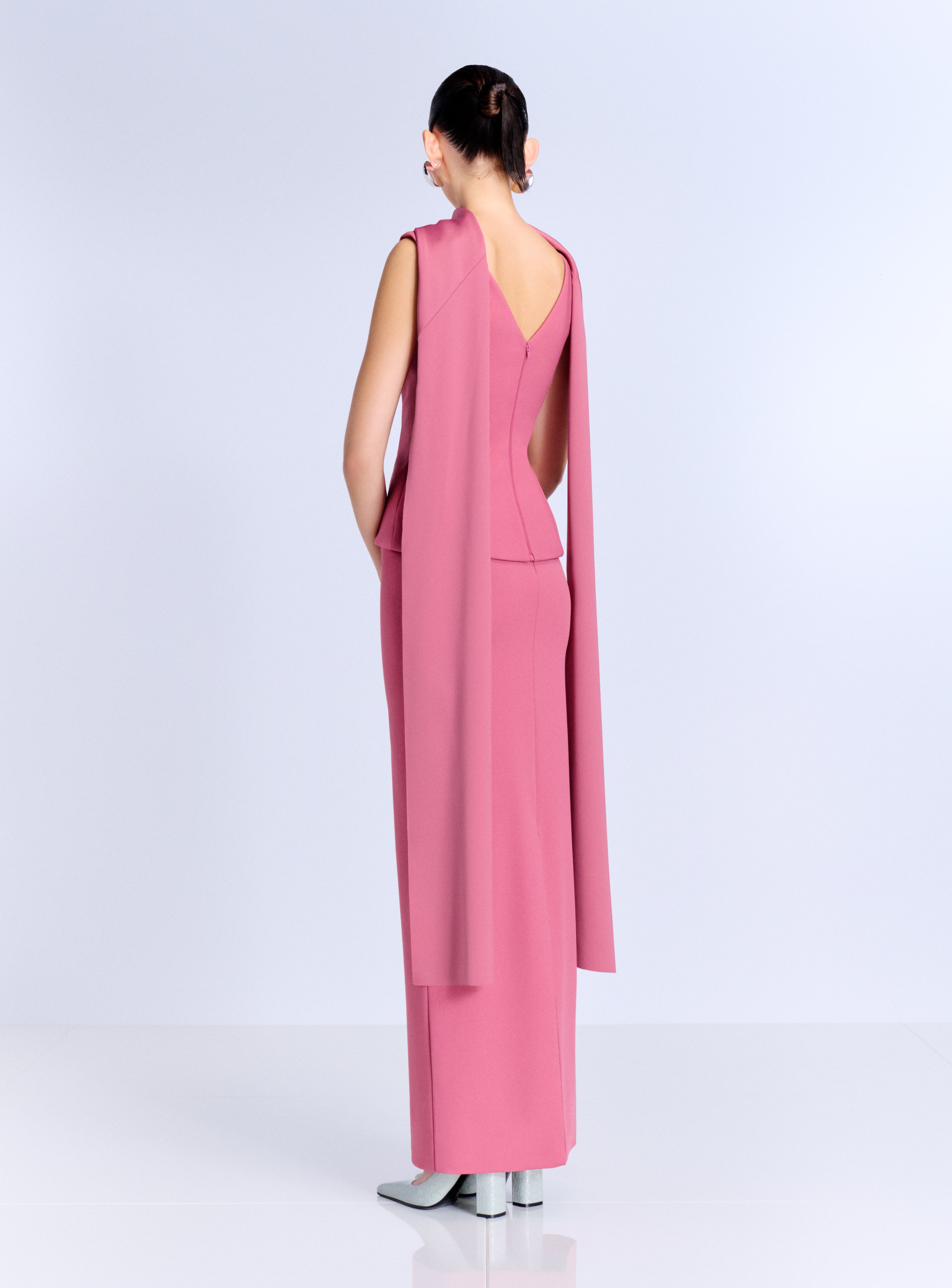 The Annie Maxi Dress in Dark Rose – Solace London