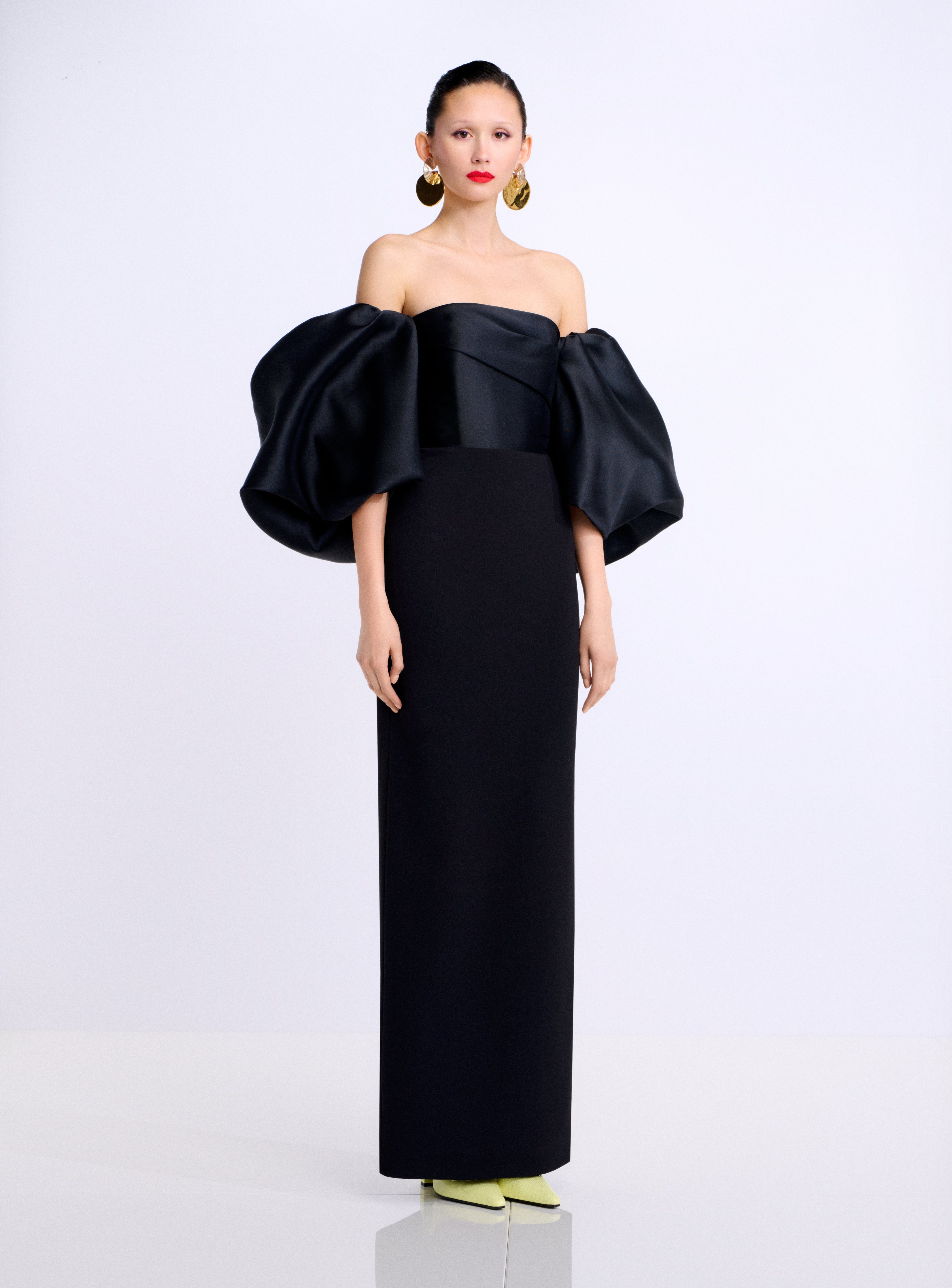 The Floris Maxi Dress in Black