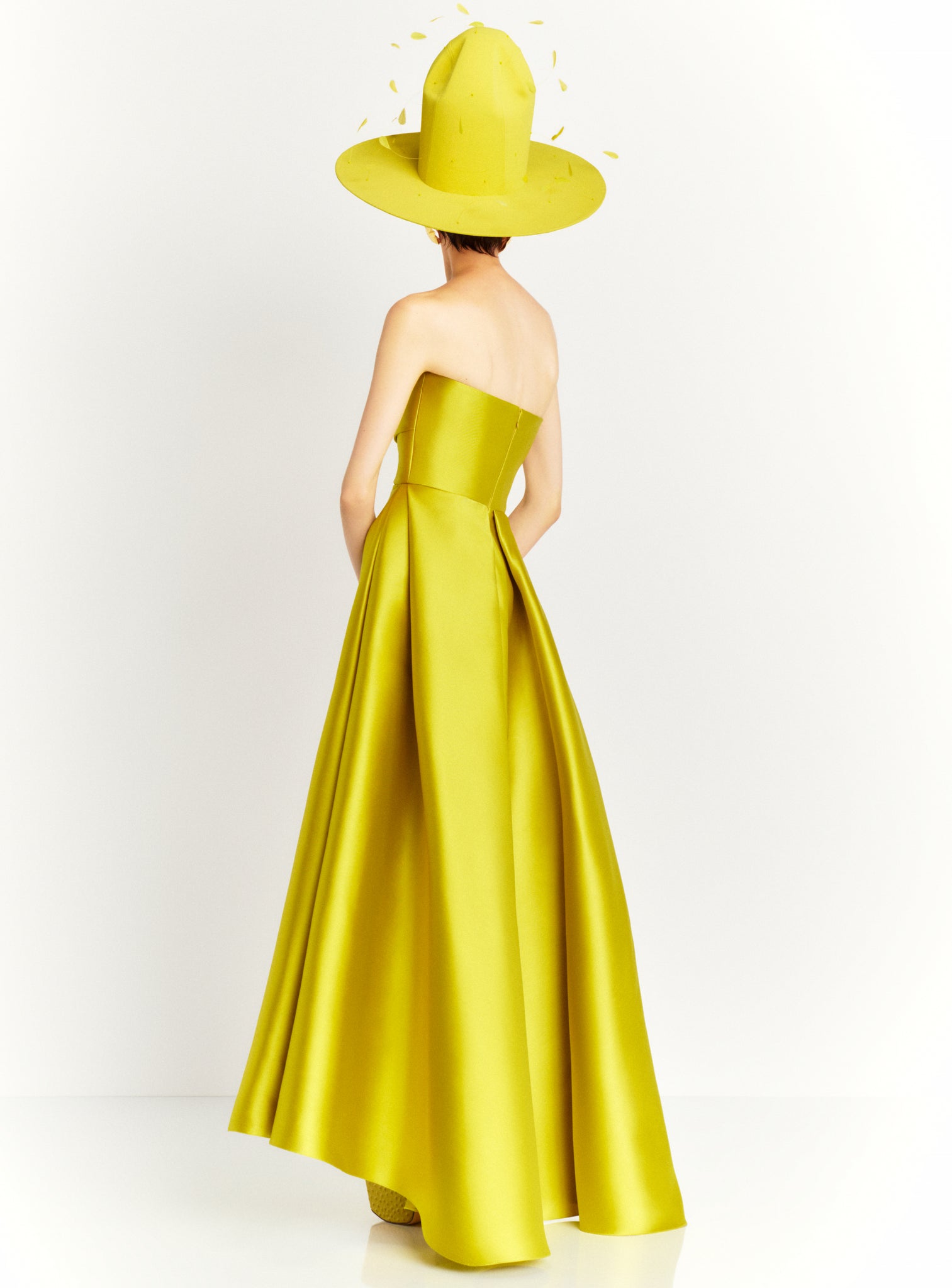 The Tiffany Maxi Dress in Chartreuse