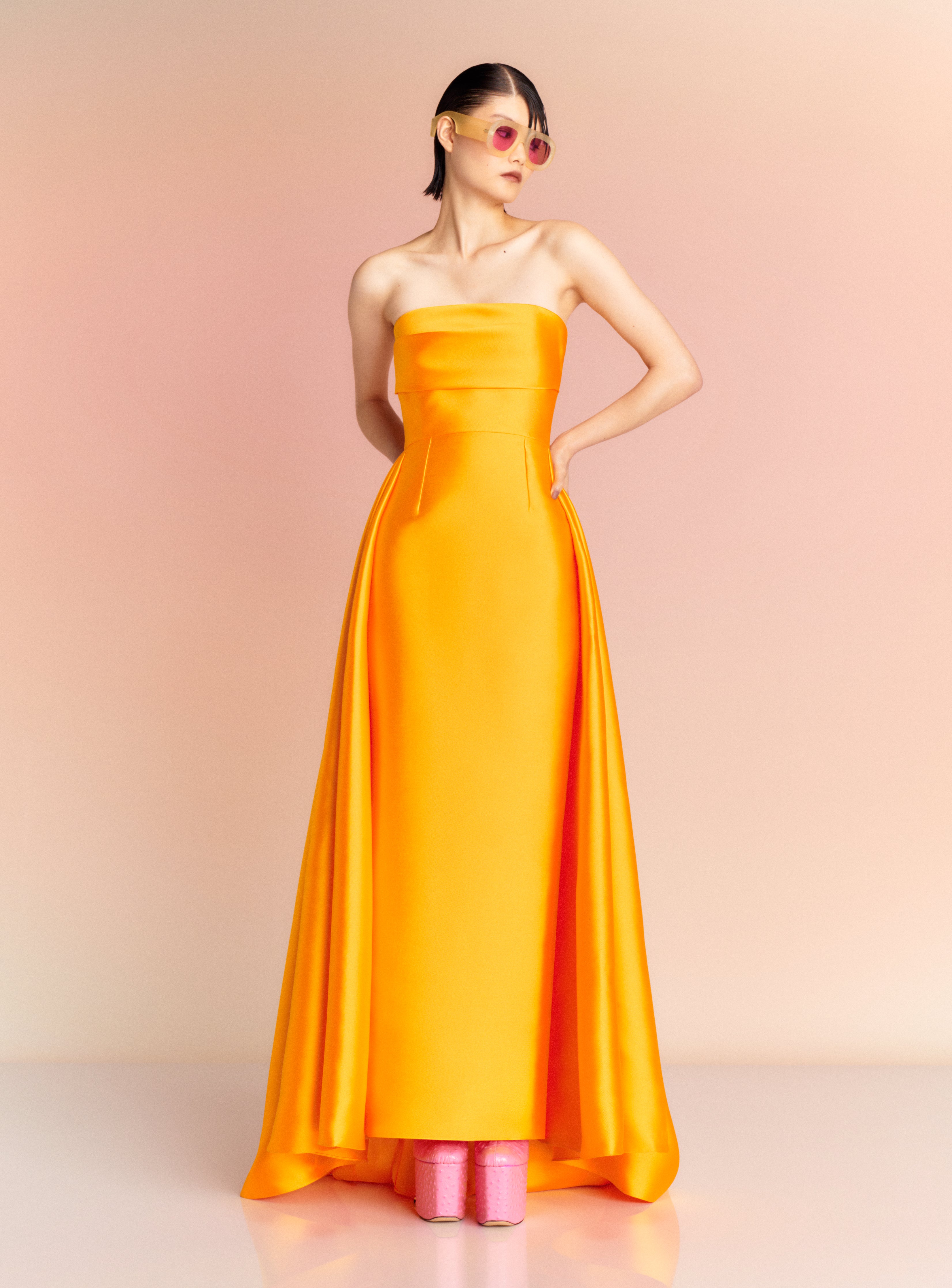 The Tiffany Maxi Dress in Mustard The Tiffany Maxi Dress in Mustard