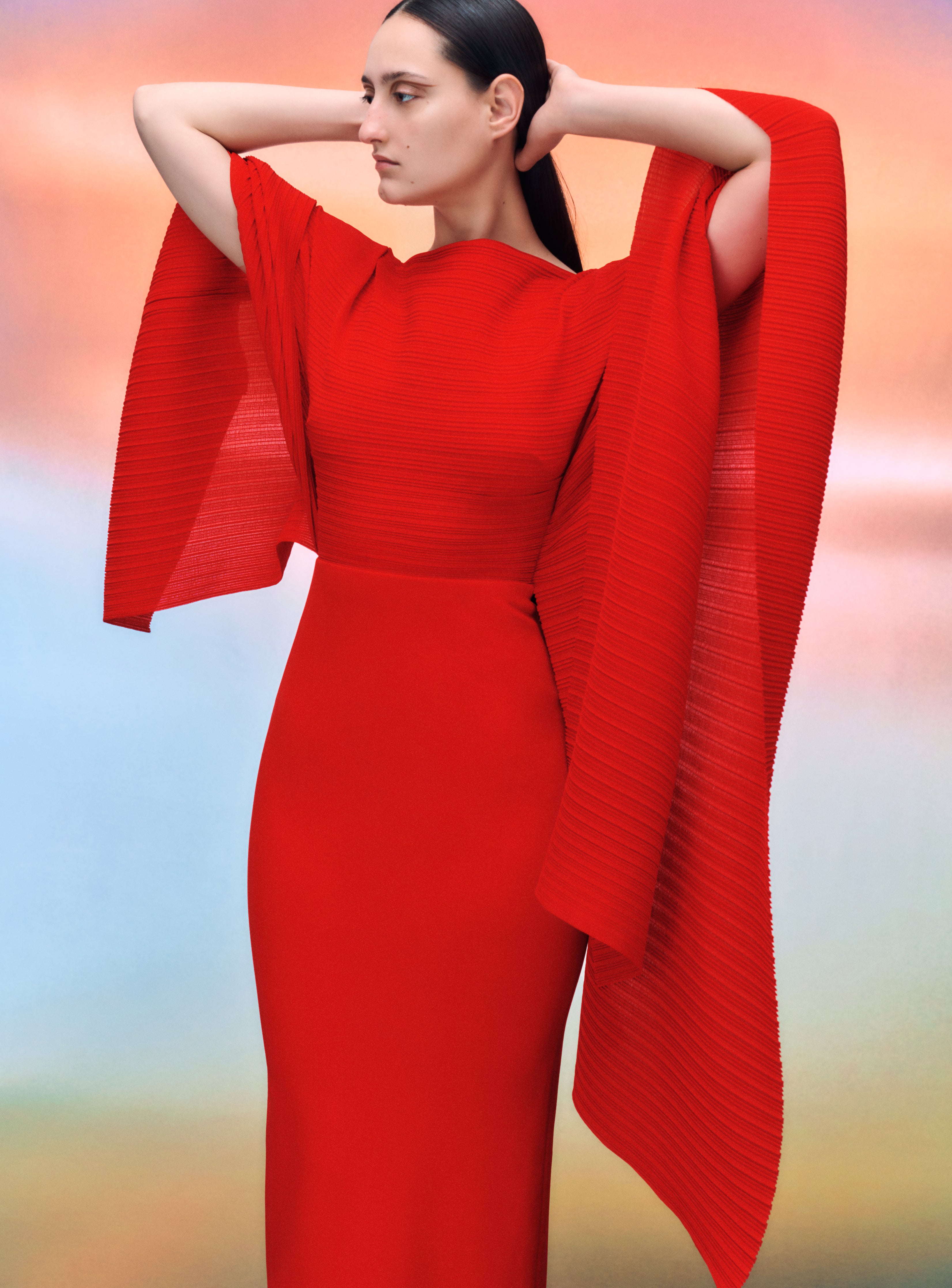 The Simone Maxi Dress in Red