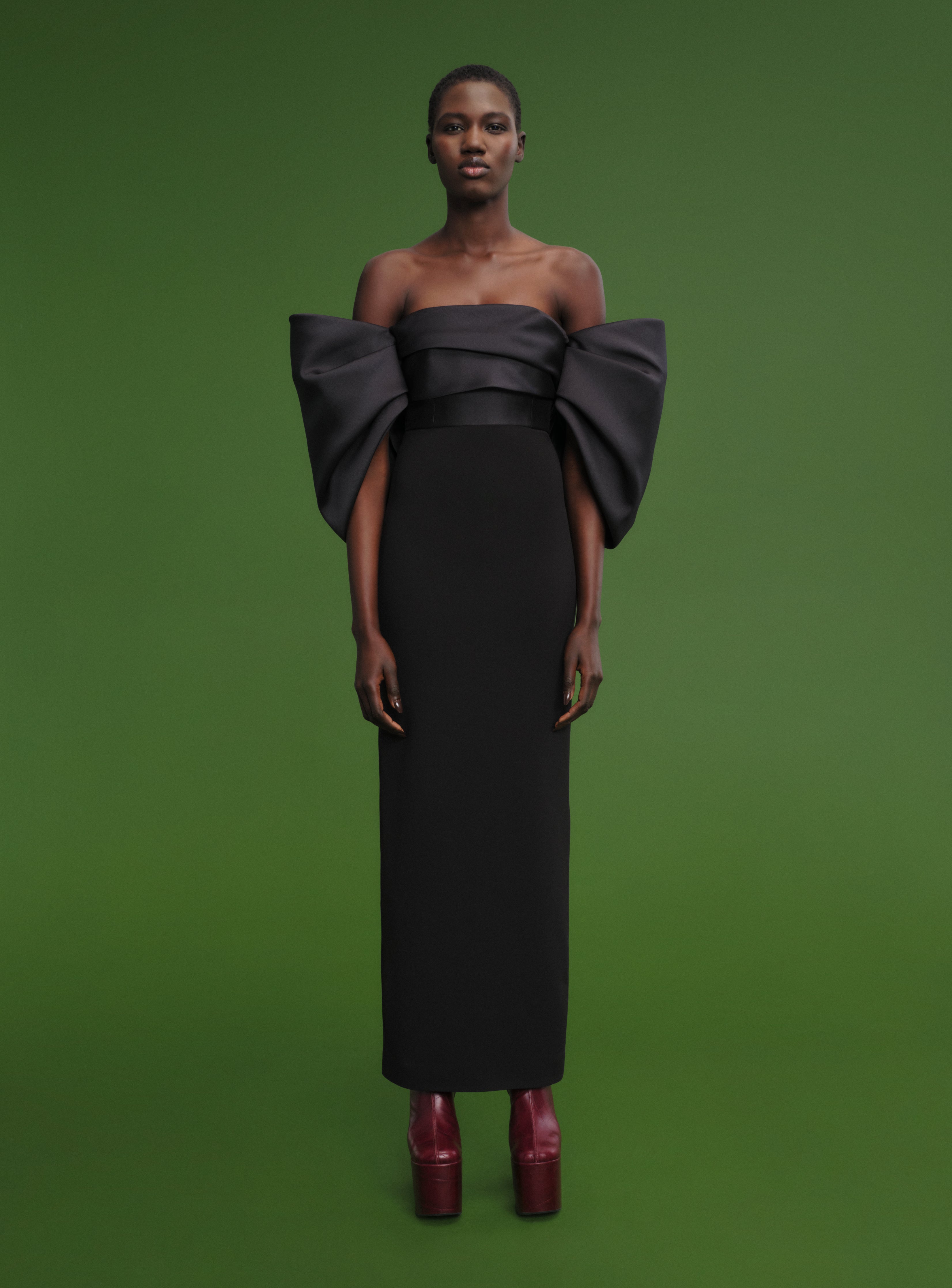 The Arla Dress in Black Solace London The Arla Dress in Black Solace London