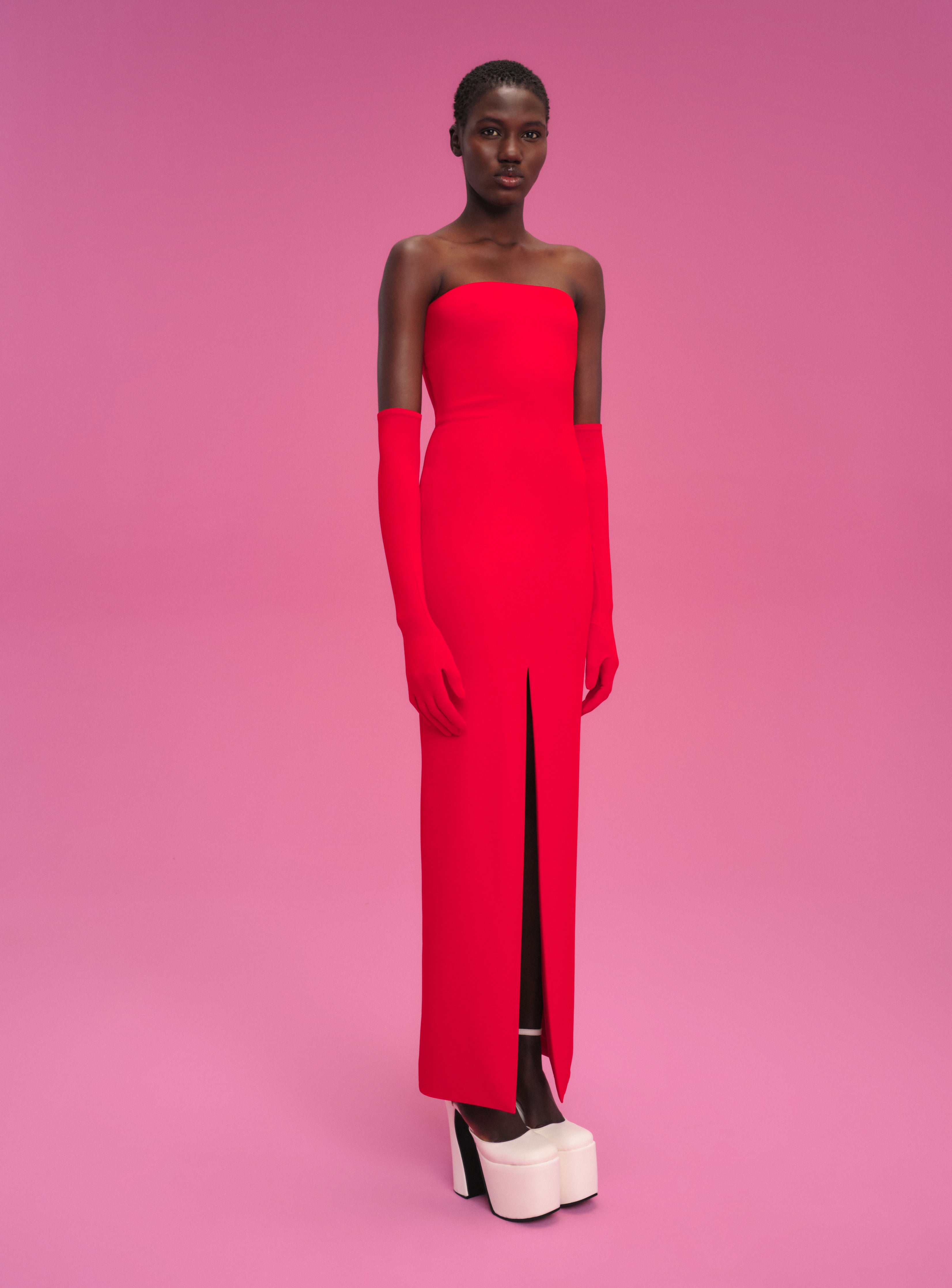 long red dress uk The Lang Maxi Dress in Crimson Red