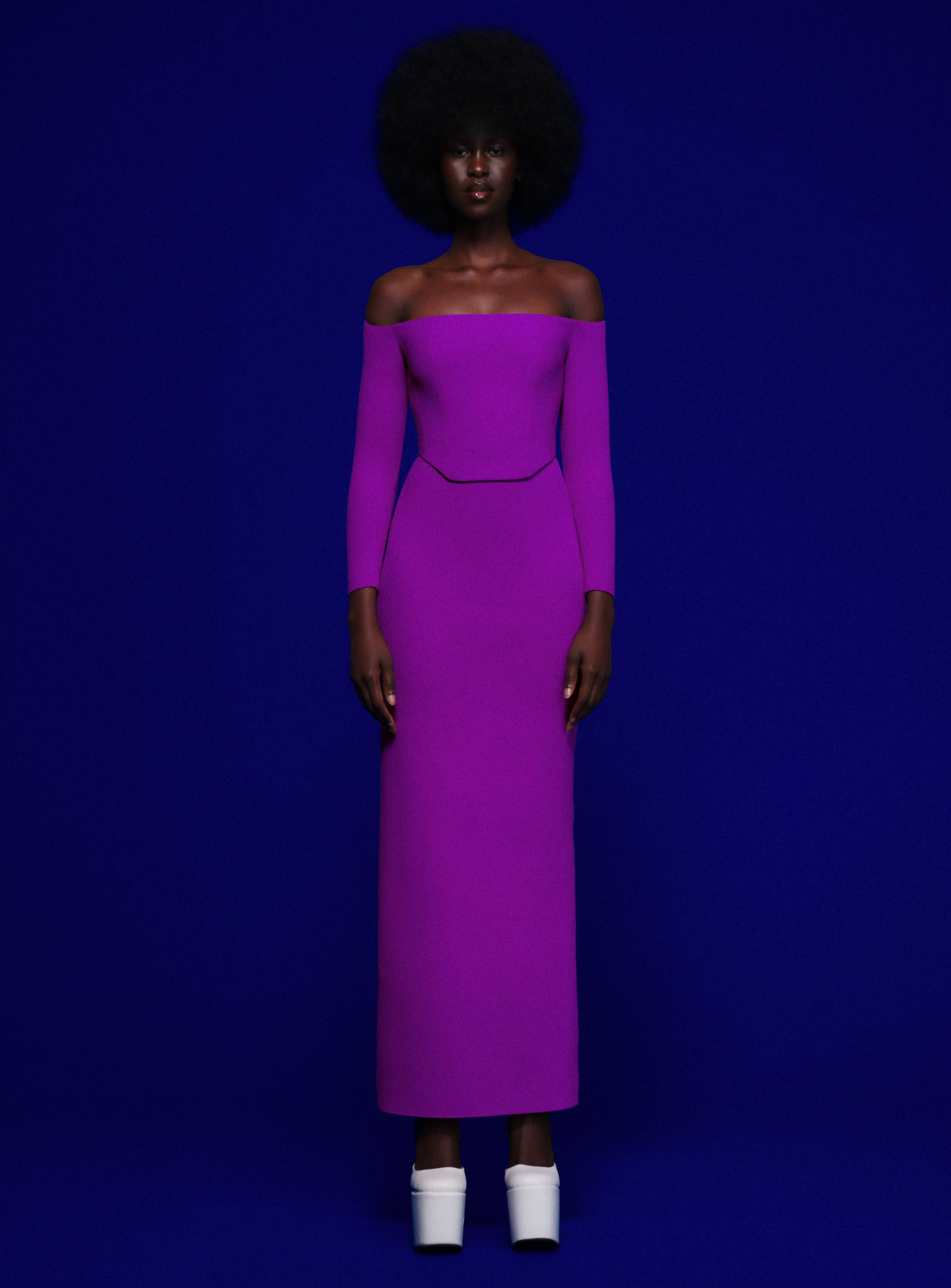 The Kae Maxi Dress in Purple Solace London The Kae Maxi Dress in Purple Solace London
