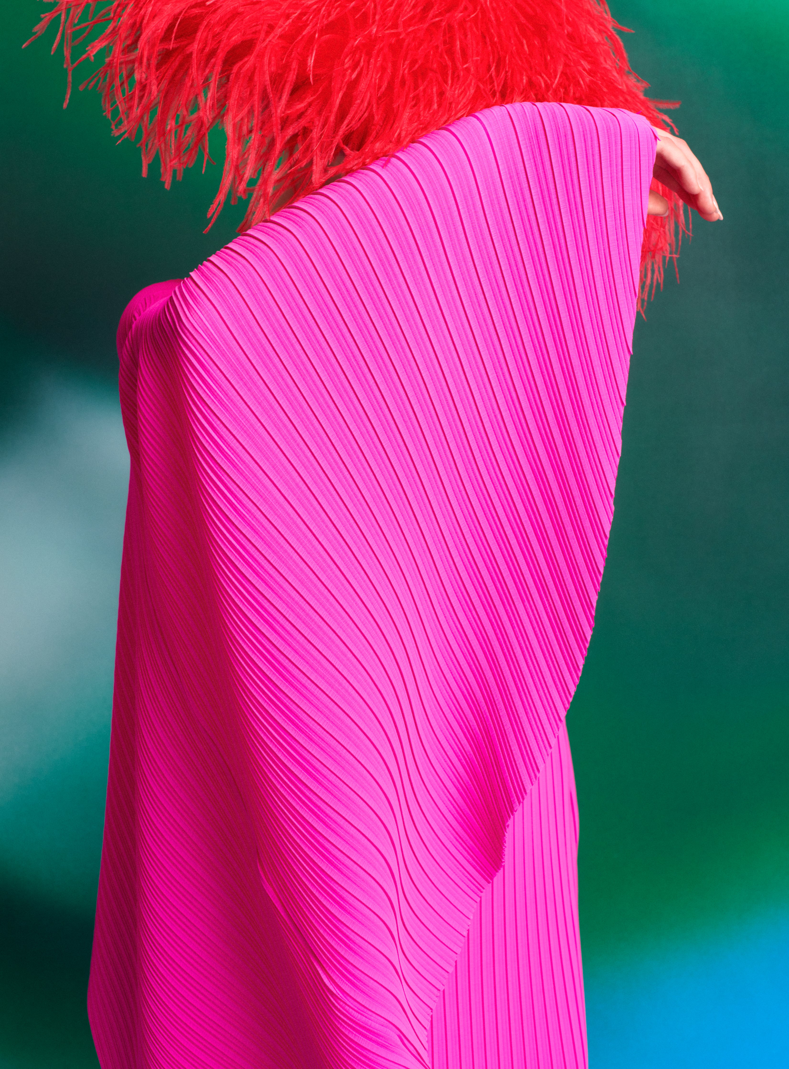 solace london lenna midi dress The Lenna Midi Dress in Hot Pink