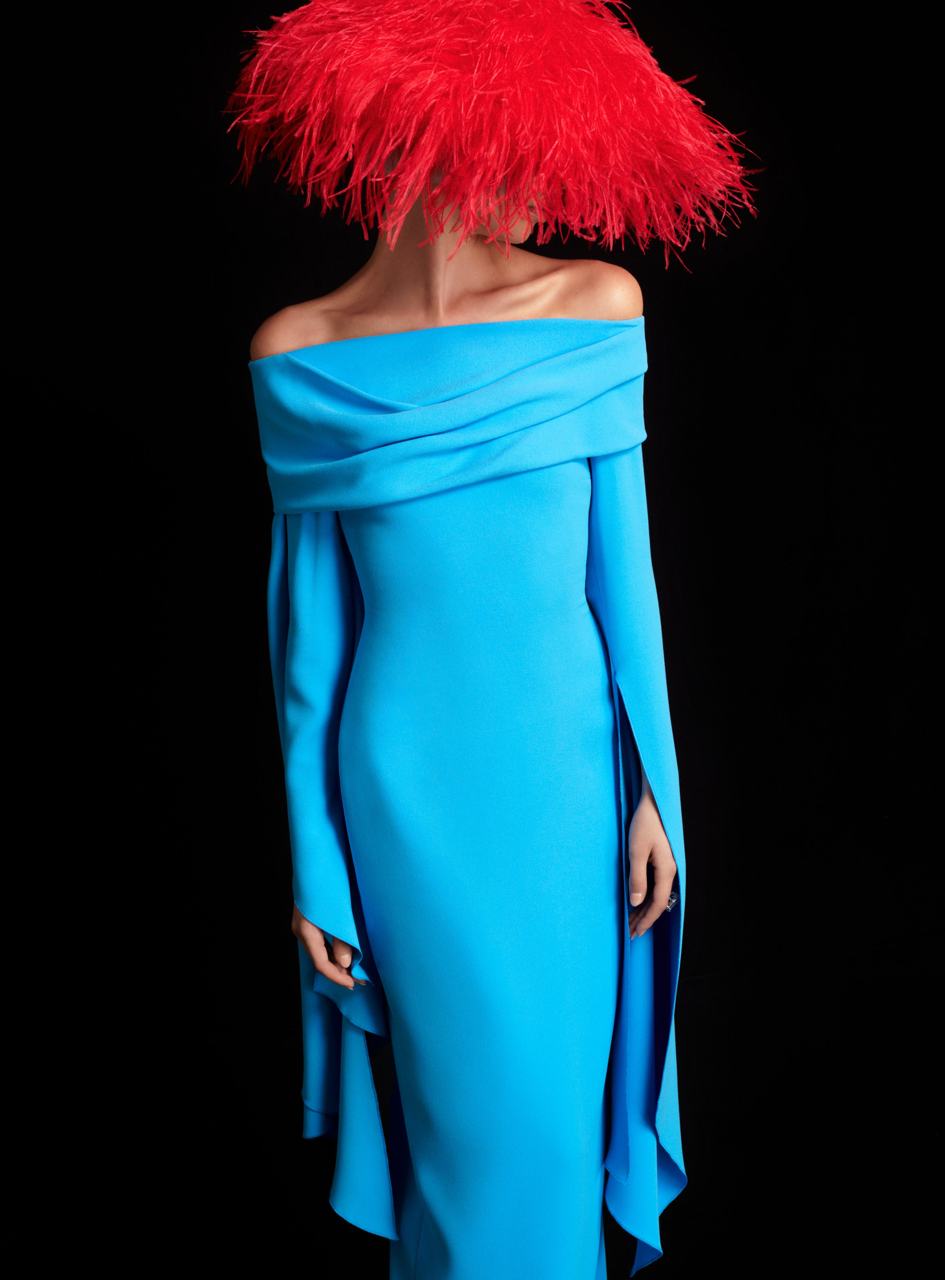 The Arden Maxi Dress in Blue
