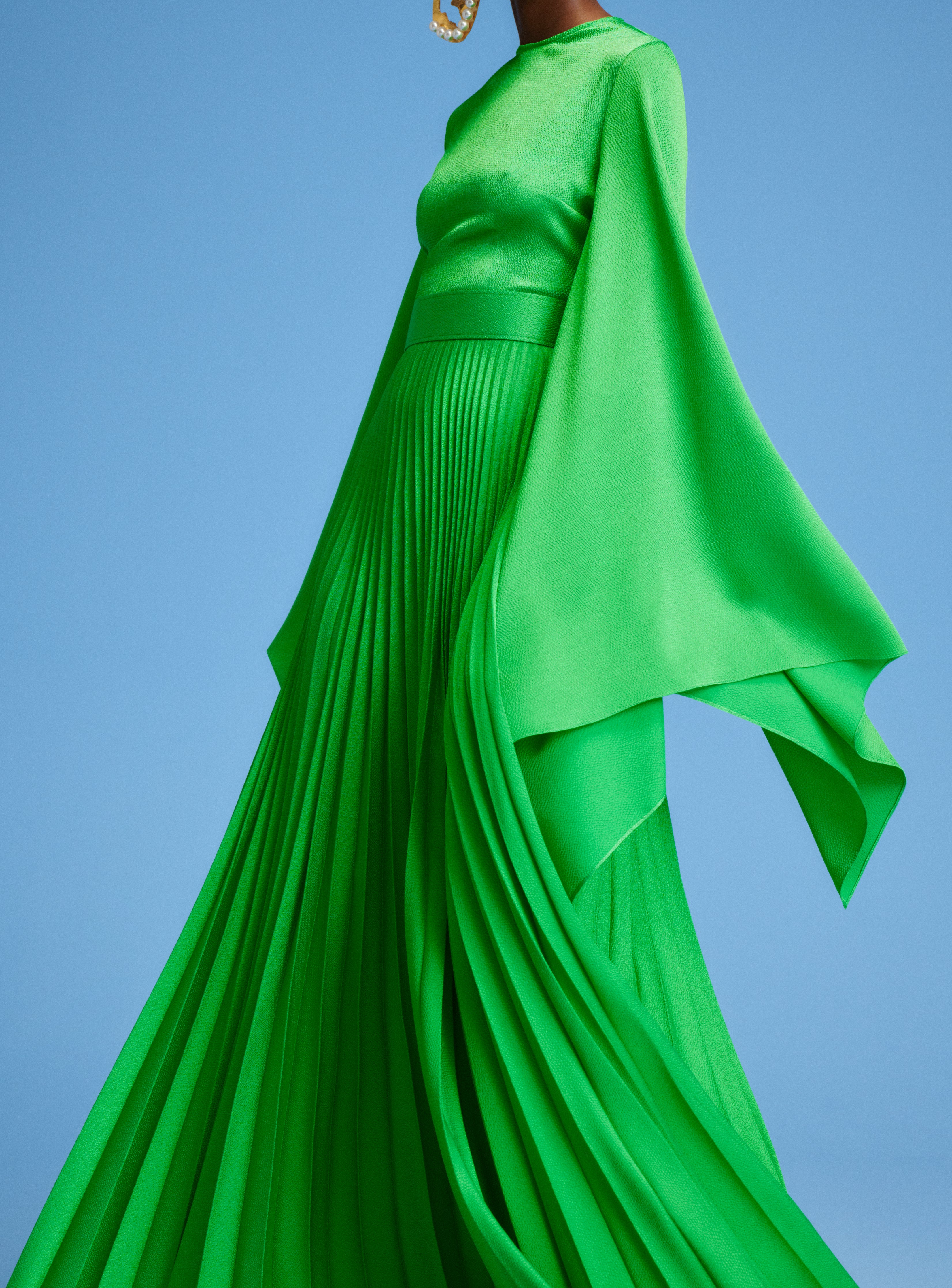 Solace London | The Sage Maxi Dress in Green