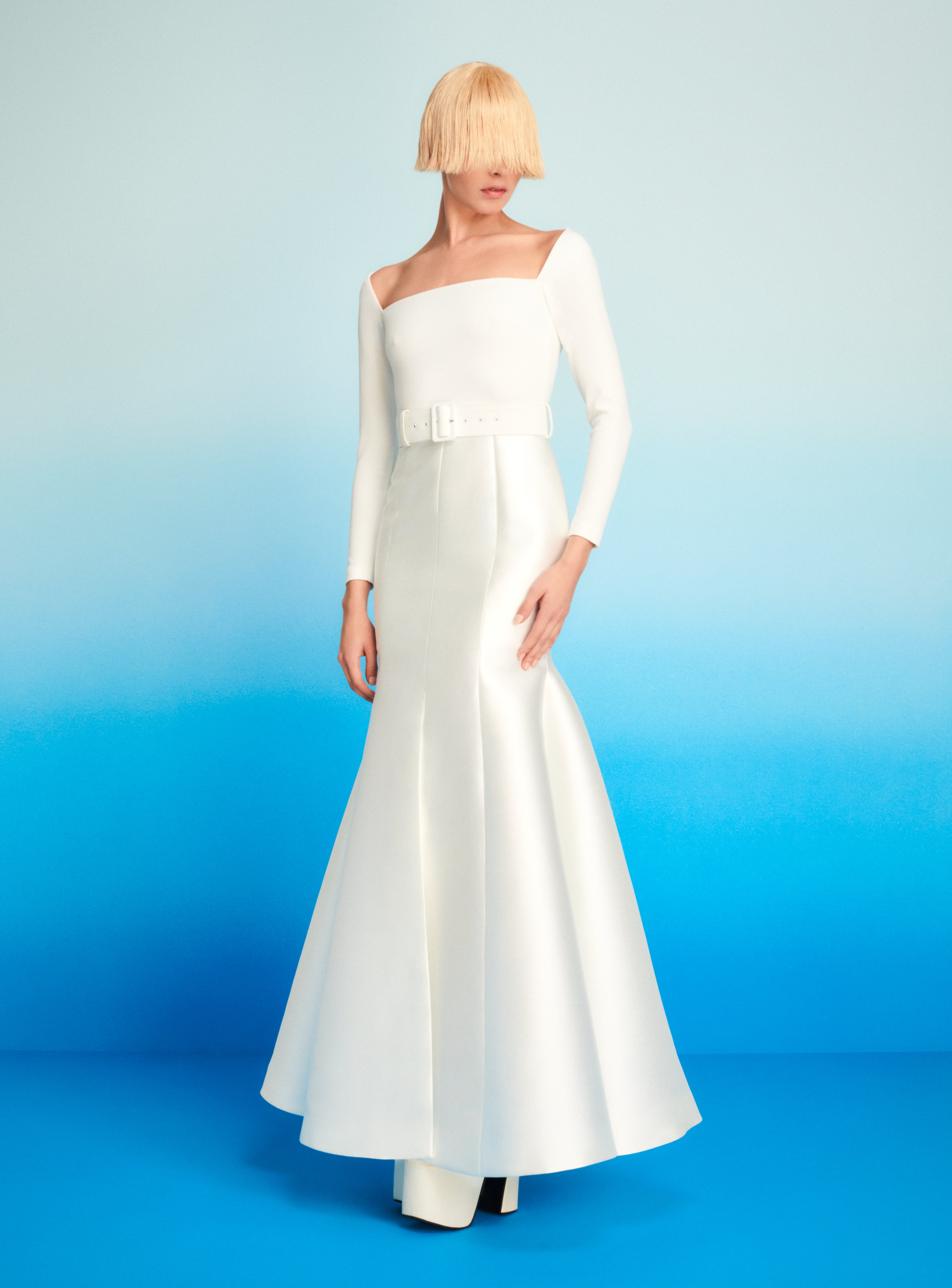 The Mabel Dress in Cream - Main Image