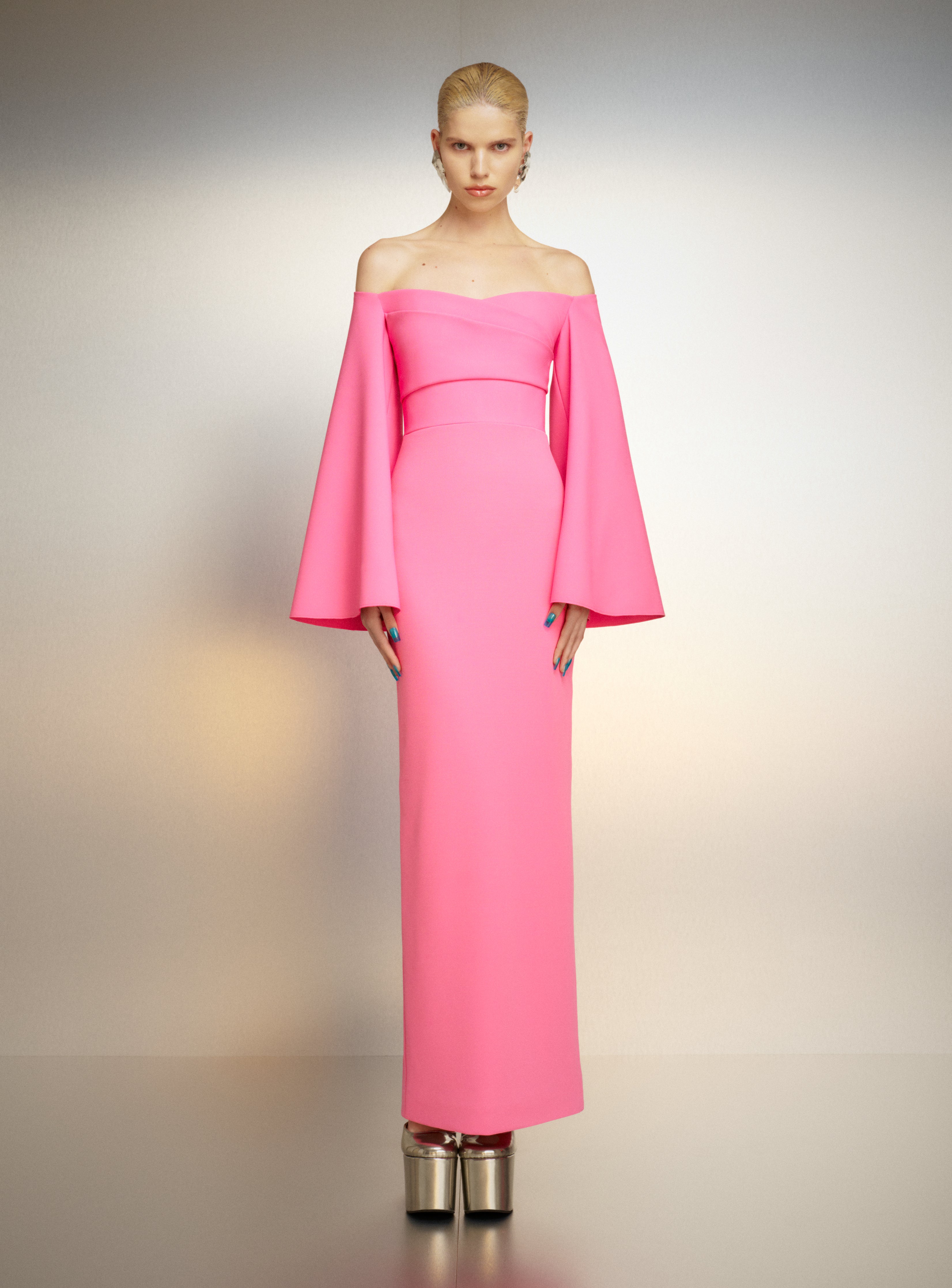 The Eliana Maxi Dress in Pink The Eliana Maxi Dress in Pink